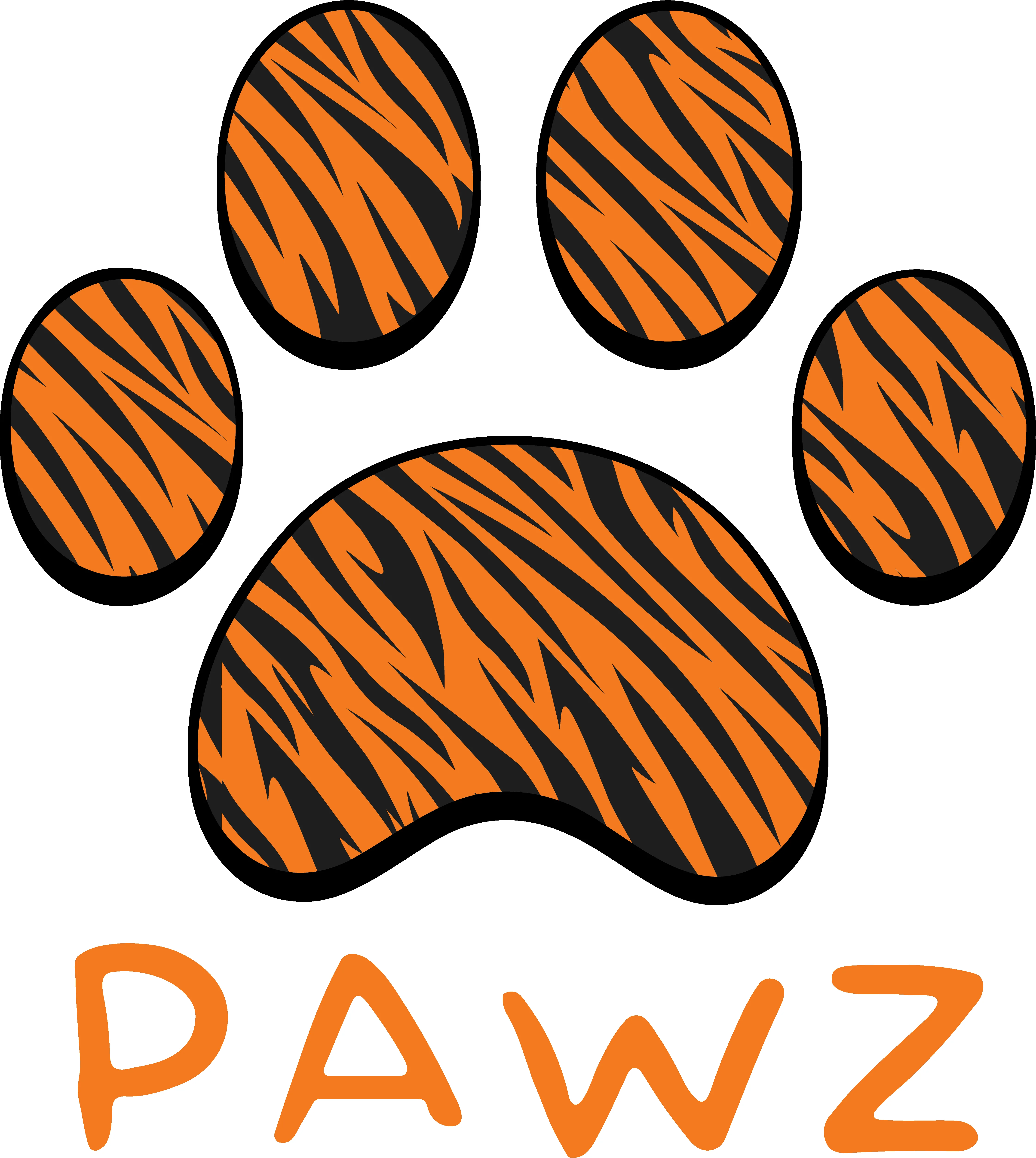 Tiger Fill (Adult Short Sleeve T-Shirt) sold by PAWZ product image thumbnail 3