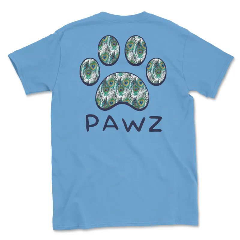 Peacock Fill (Adult Short Sleeve T-Shirt) sold by PAWZ