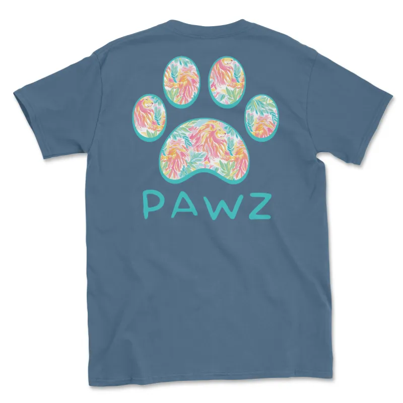 Floral Lion (Adult Short Sleeve T-Shirt) sold by PAWZ