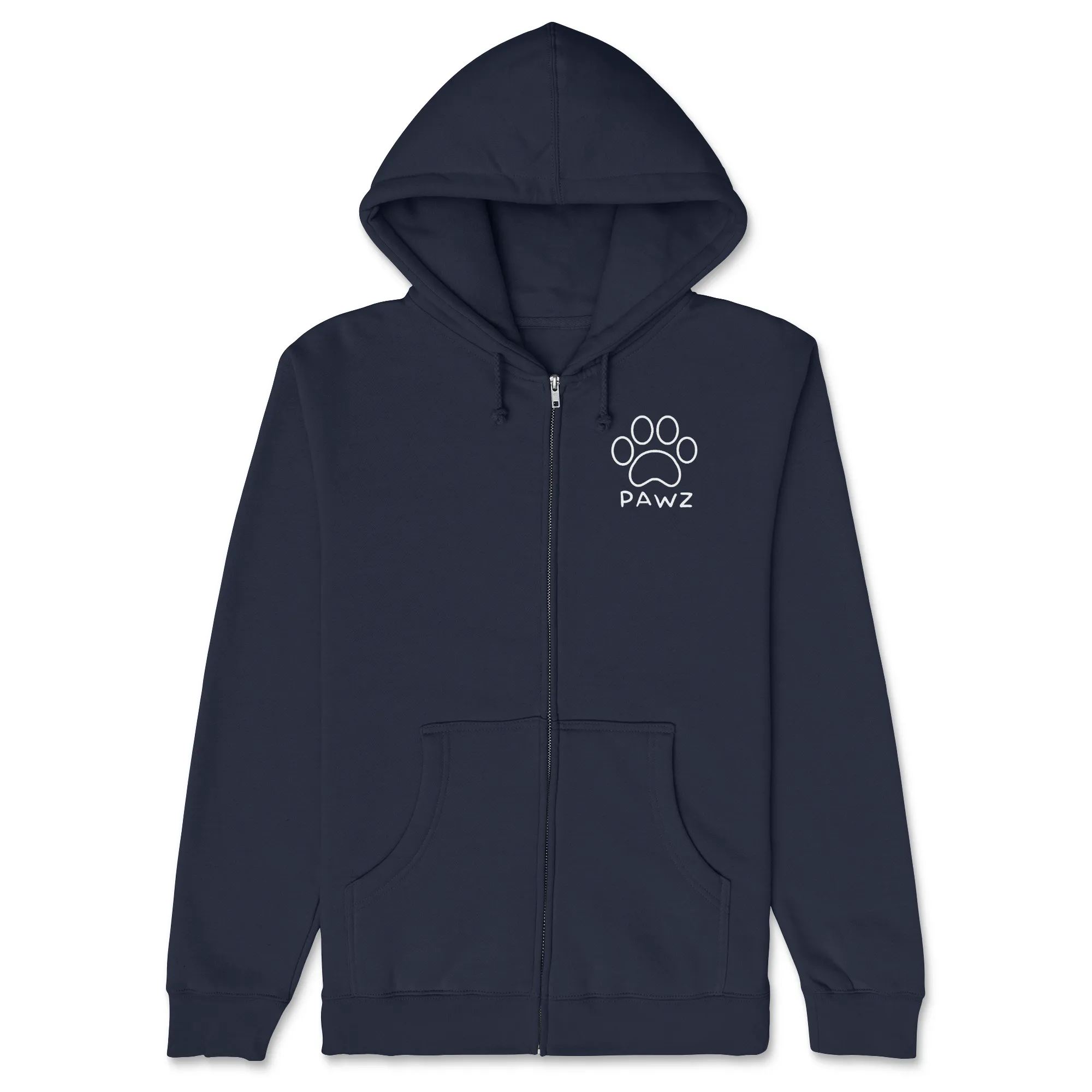 Navy Pawz (Adult Full Zip Hoodie) sold by PAWZ