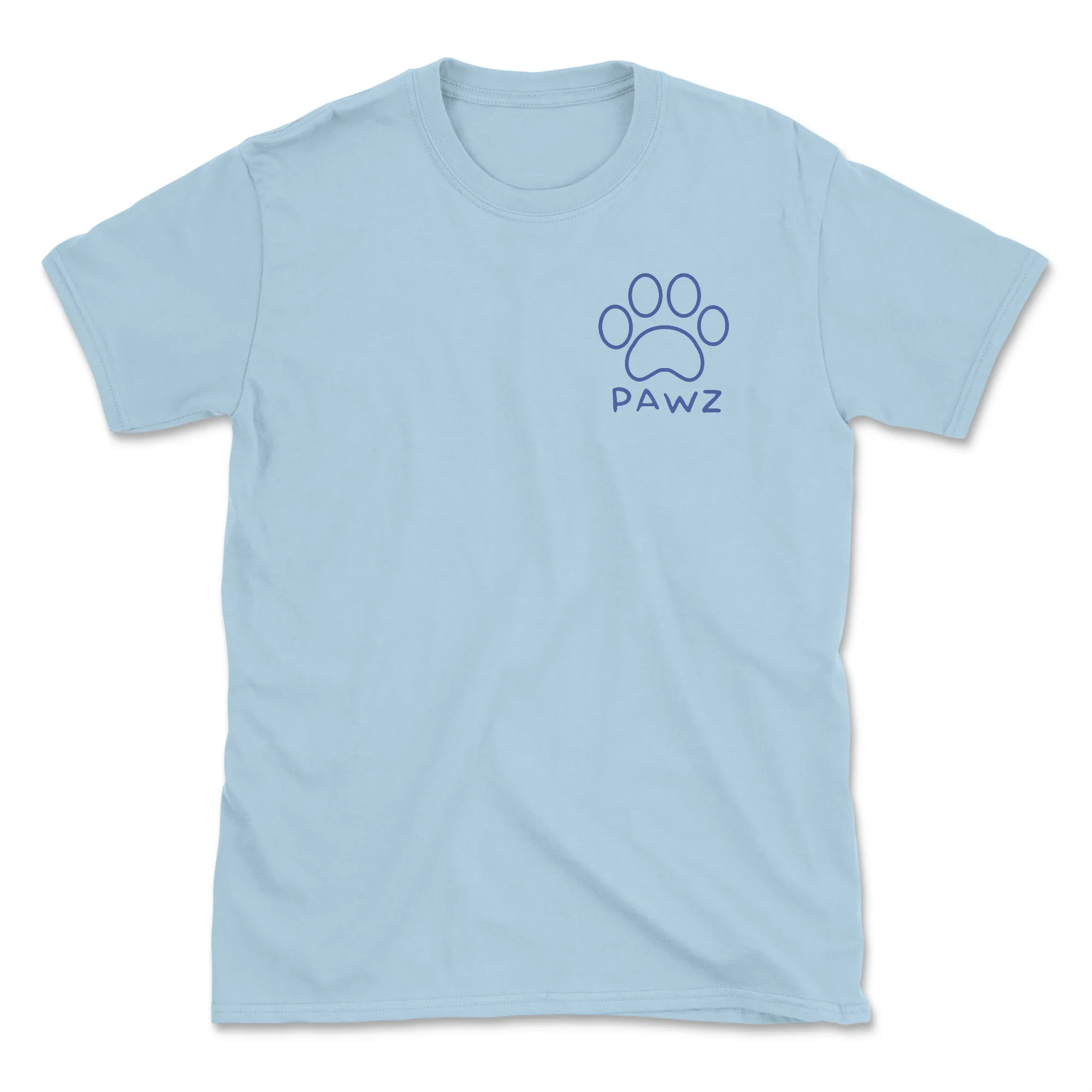 Dog Silhouette - Back Print (Adult Short Sleeve T-Shirt) sold by PAWZ product image thumbnail 2