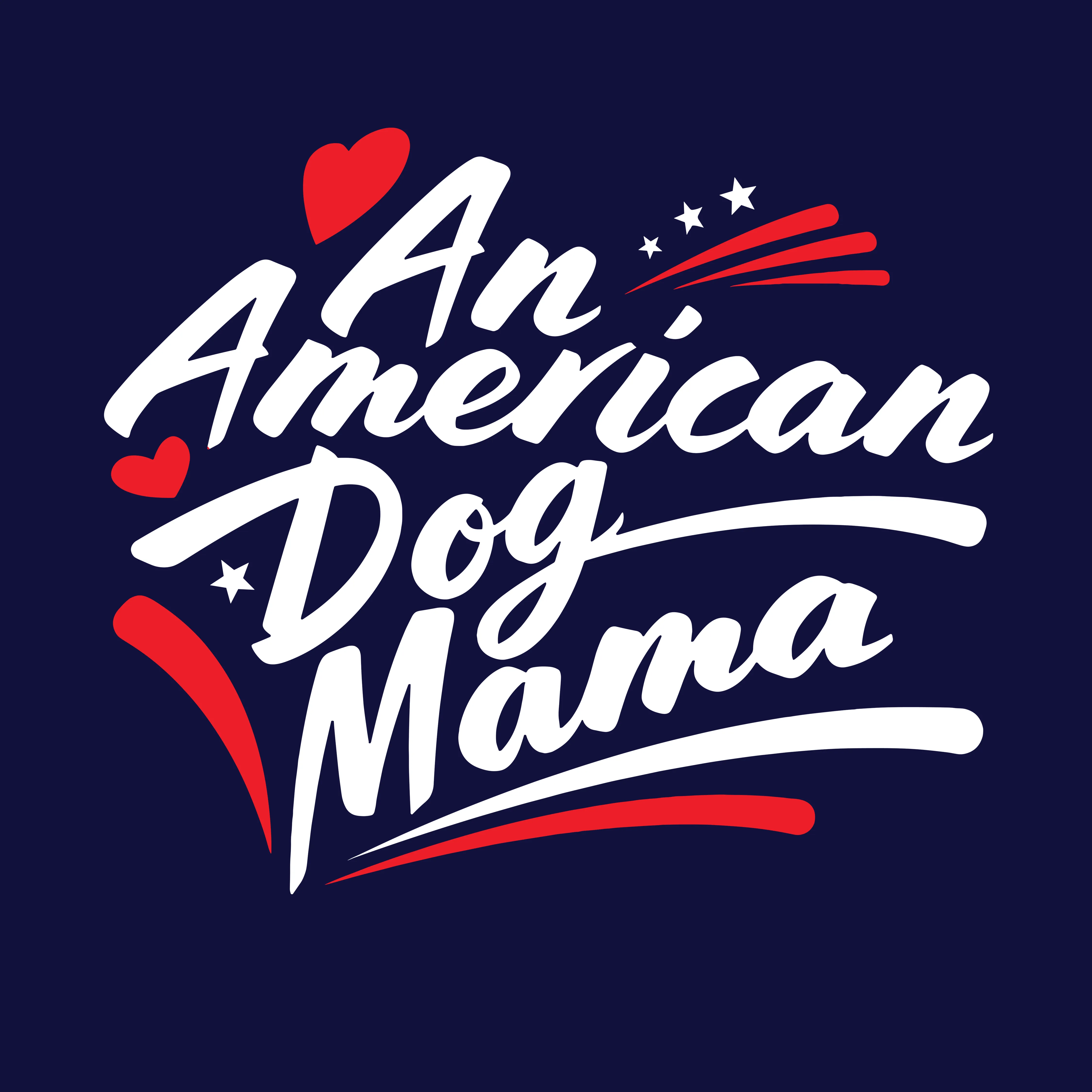 Americana Mama - Front Print (Adult Hoodie) sold by PAWZ product image thumbnail 2