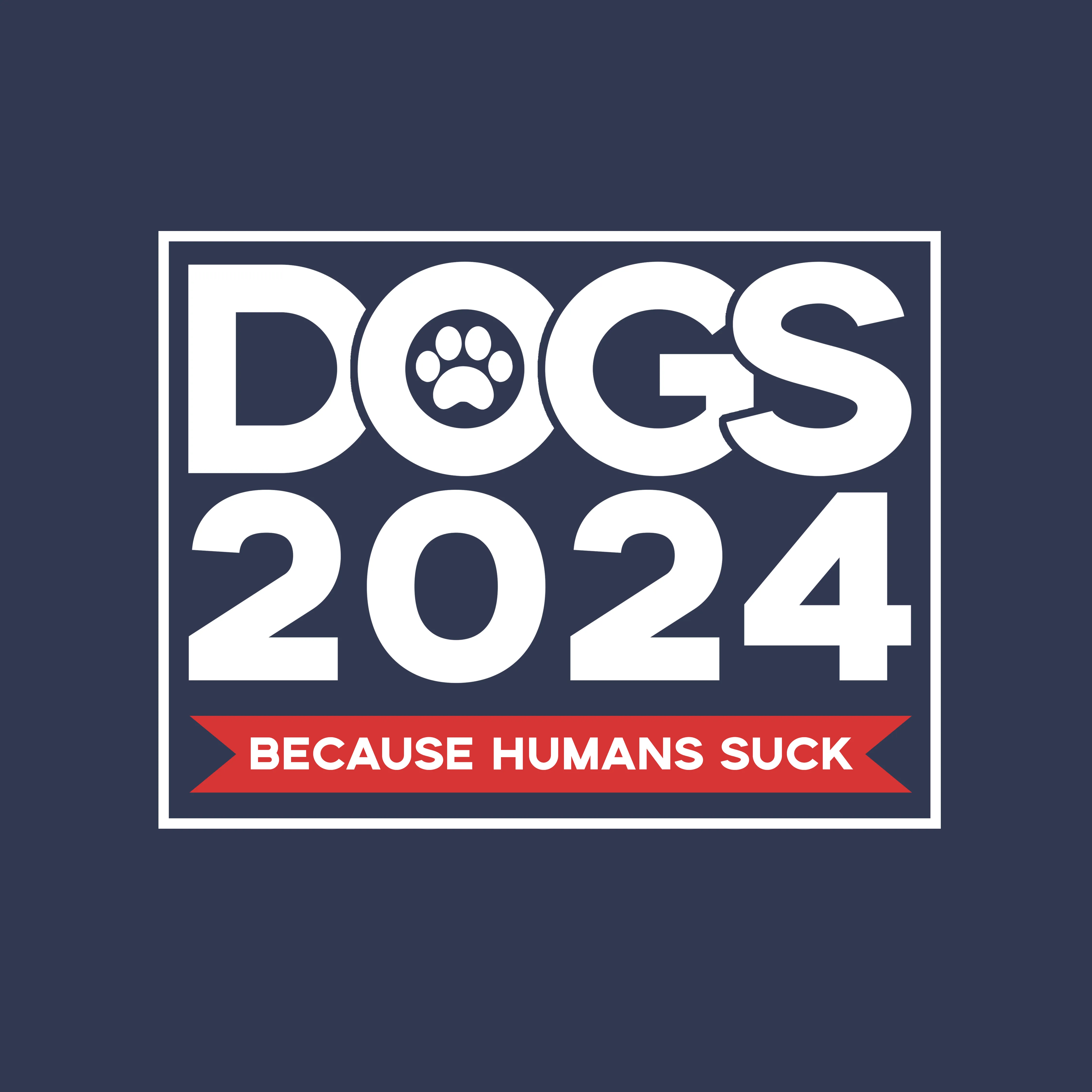 Dogs 2024 - Dark (Adult Short Sleeve T-Shirt) sold by PAWZ product image thumbnail 2