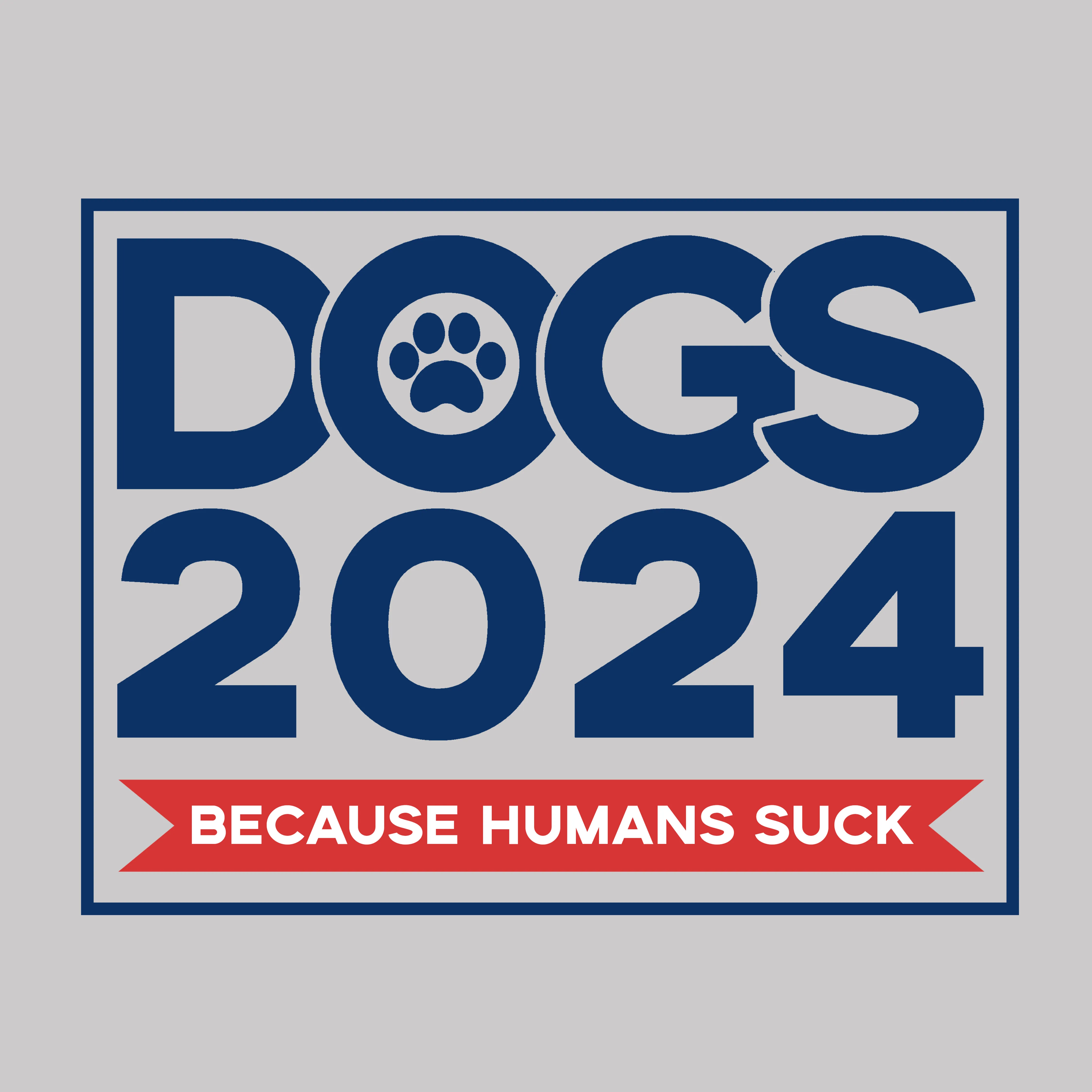 Dogs 2024 - Light (Adult Short Sleeve T-Shirt) sold by PAWZ product image thumbnail 2