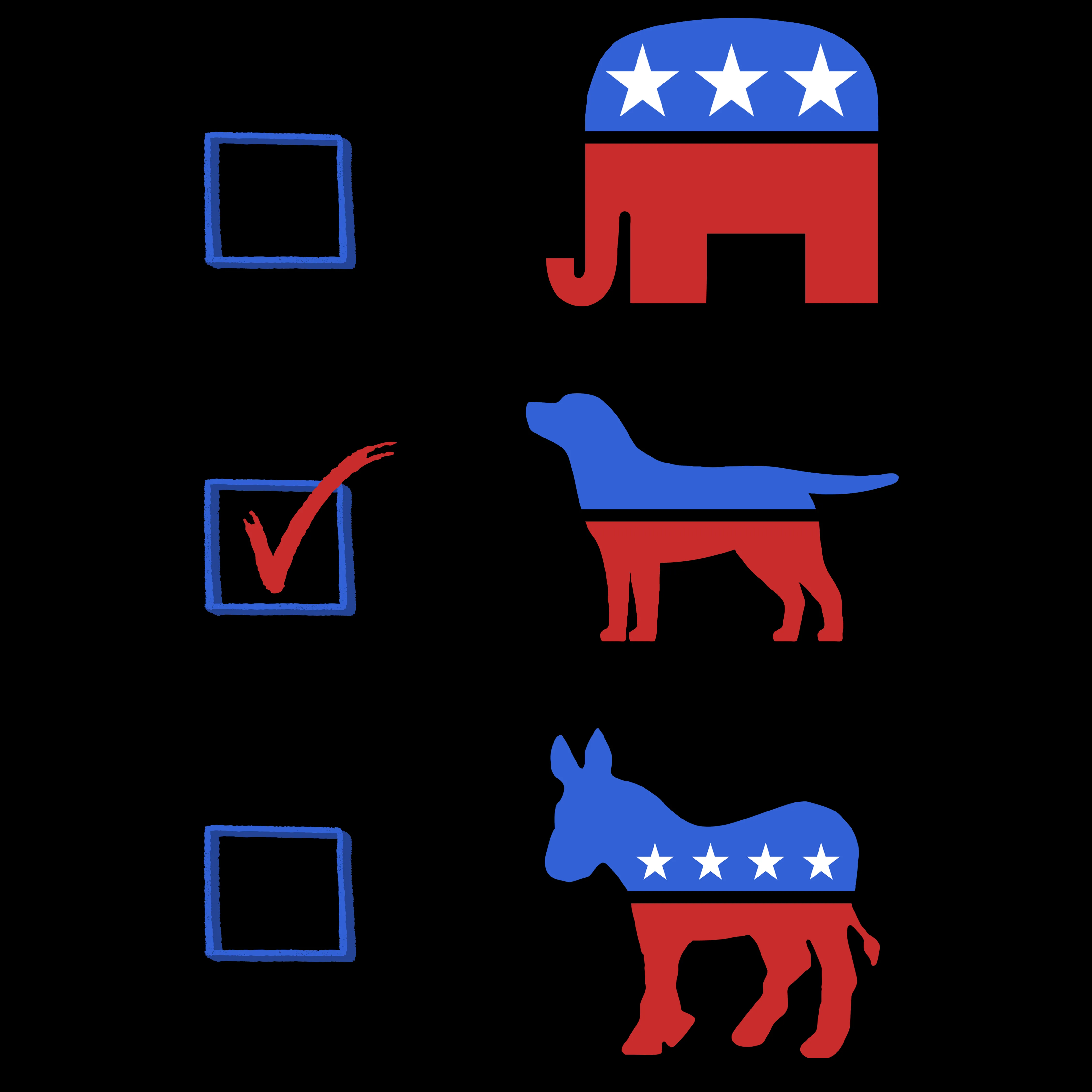 Vote Pawz (Adult Short Sleeve T-Shirt) sold by PAWZ product image thumbnail 2