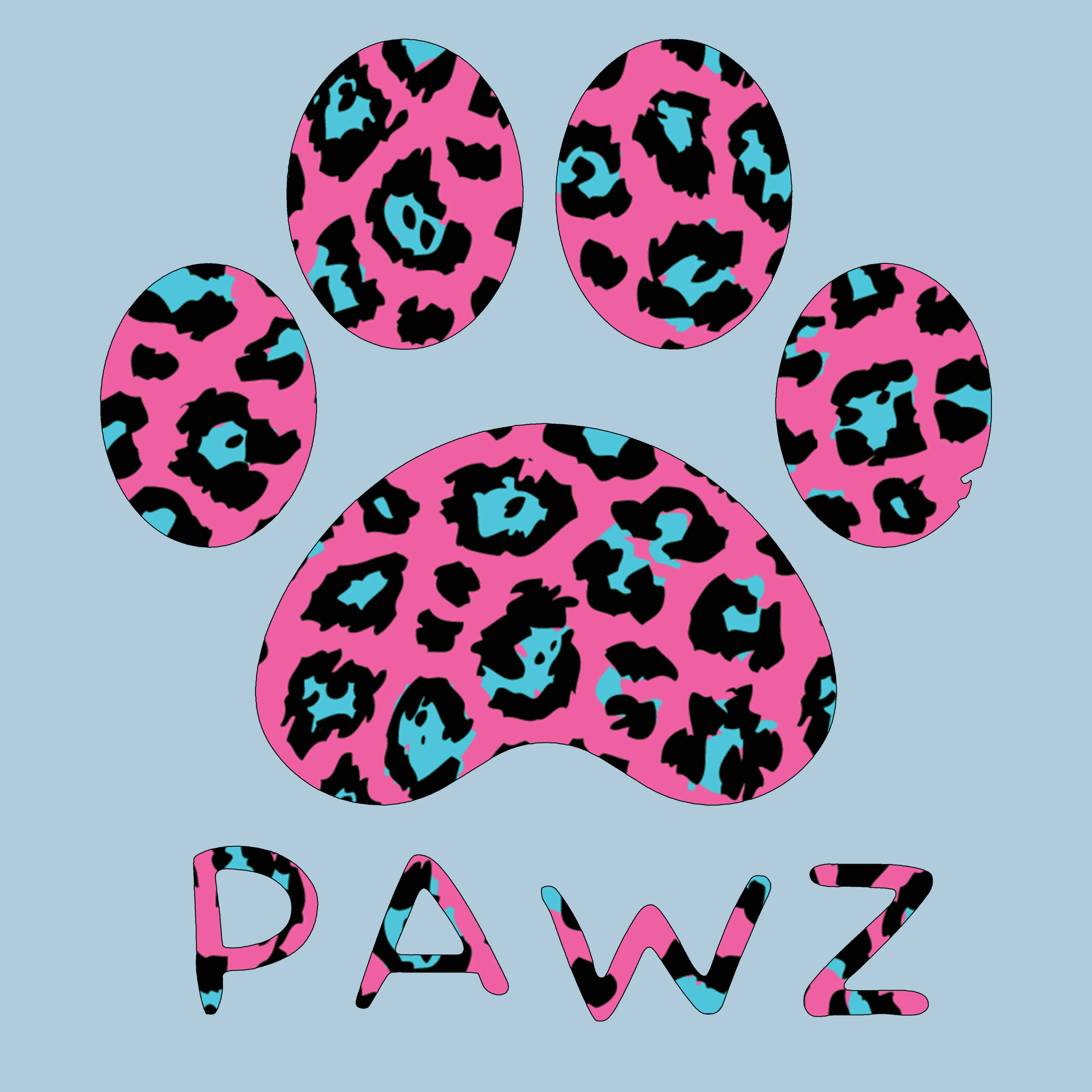 Neon Cheetah 2 (Adult Short Sleeve T-Shirt) sold by PAWZ product image thumbnail 3