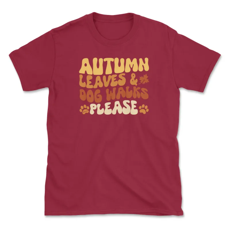 Autumn Leaves (Adult Short Sleeve T-Shirt) sold by PAWZ