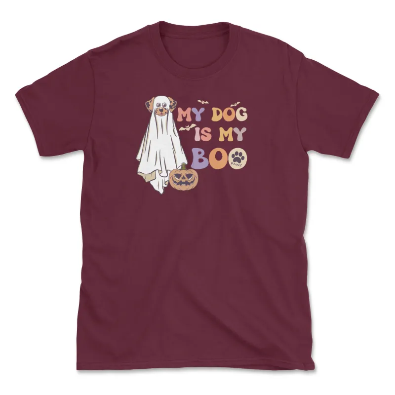 My Dog Is My Boo (Adult Short Sleeve T-Shirt) sold by PAWZ