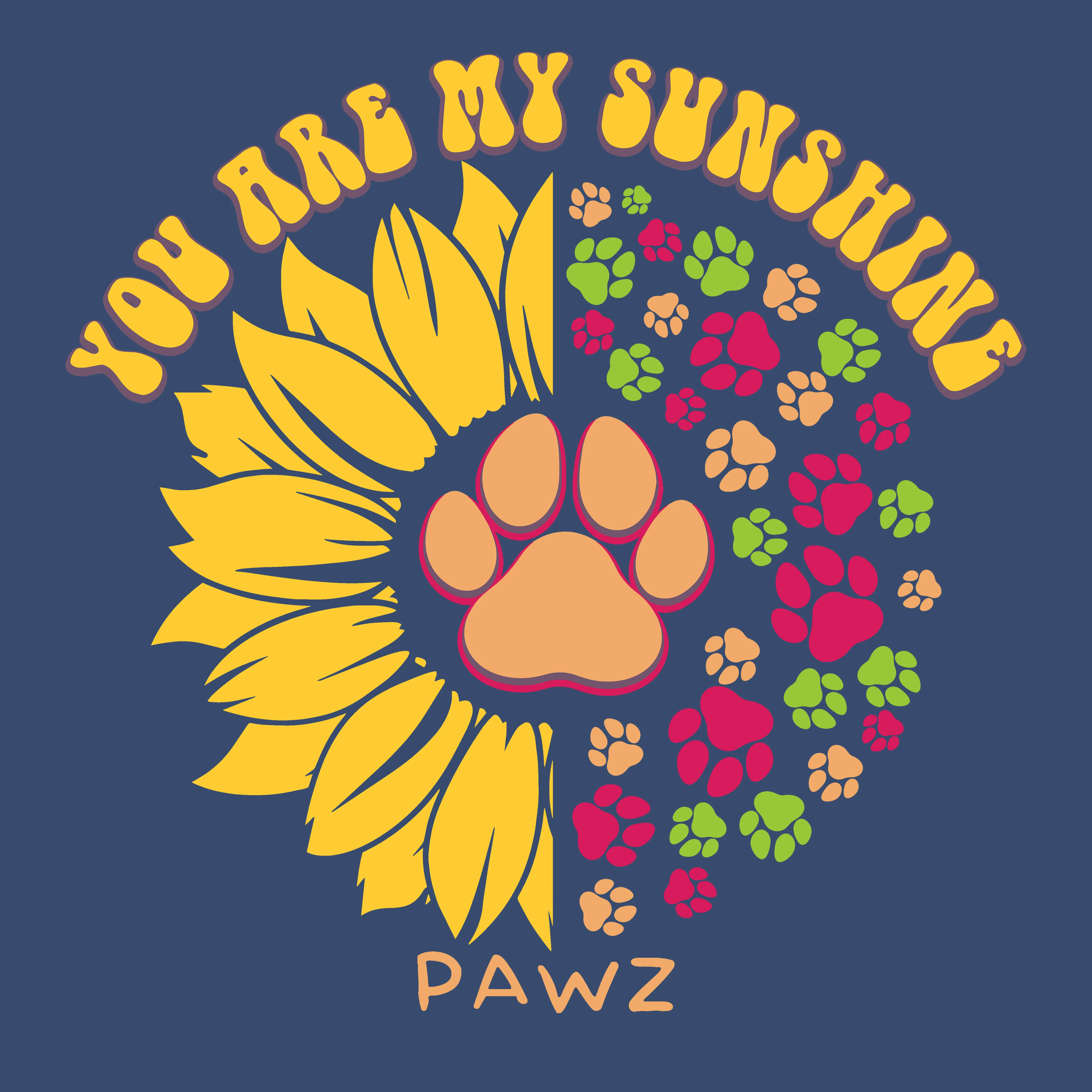 You Are My Sunshine (Adult Hoodie) sold by PAWZ product image thumbnail 3