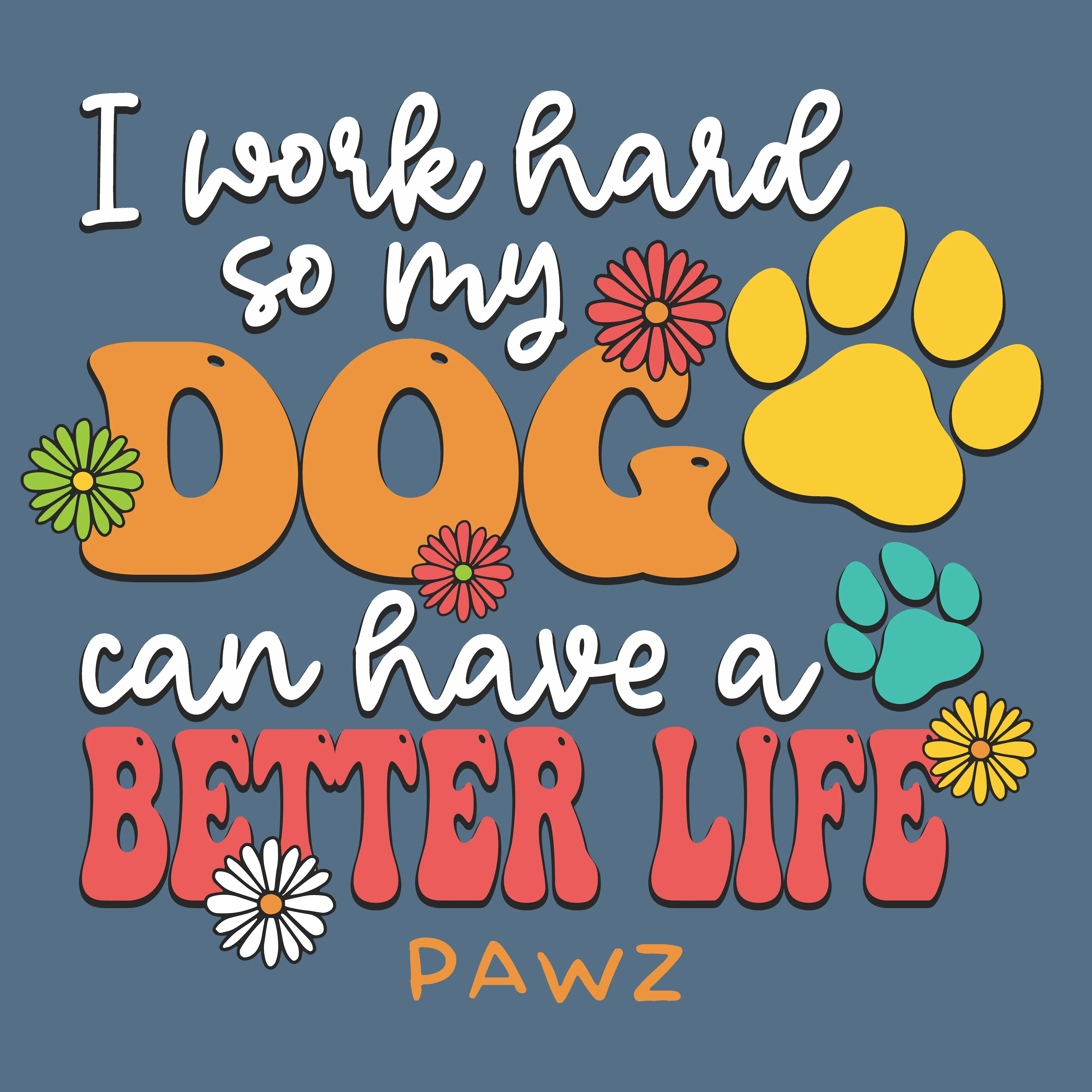 Better Life - Dog (Adult Hoodie) sold by PAWZ product image thumbnail 3