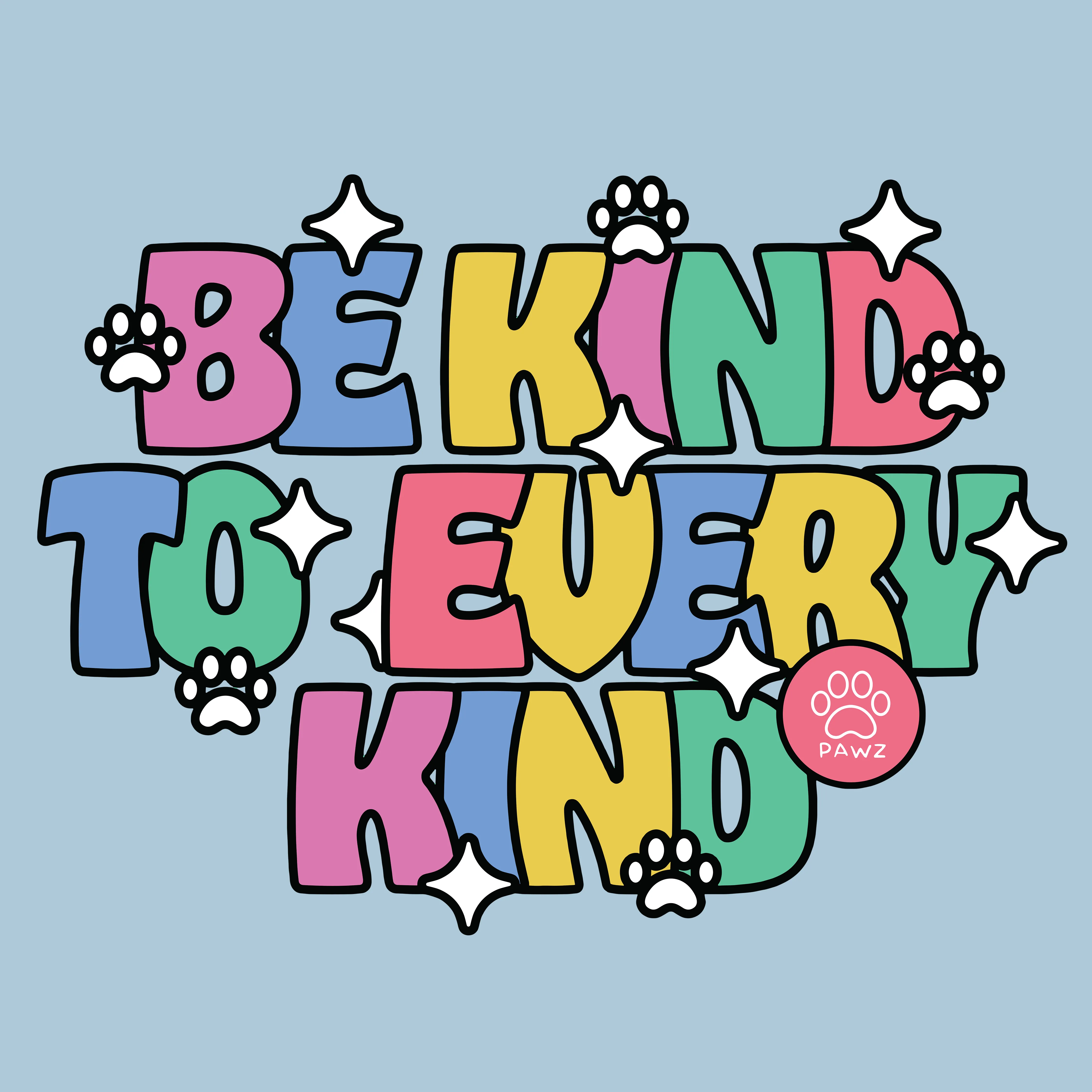 Every Kind (Adult Short Sleeve T-Shirt) sold by PAWZ product image thumbnail 2