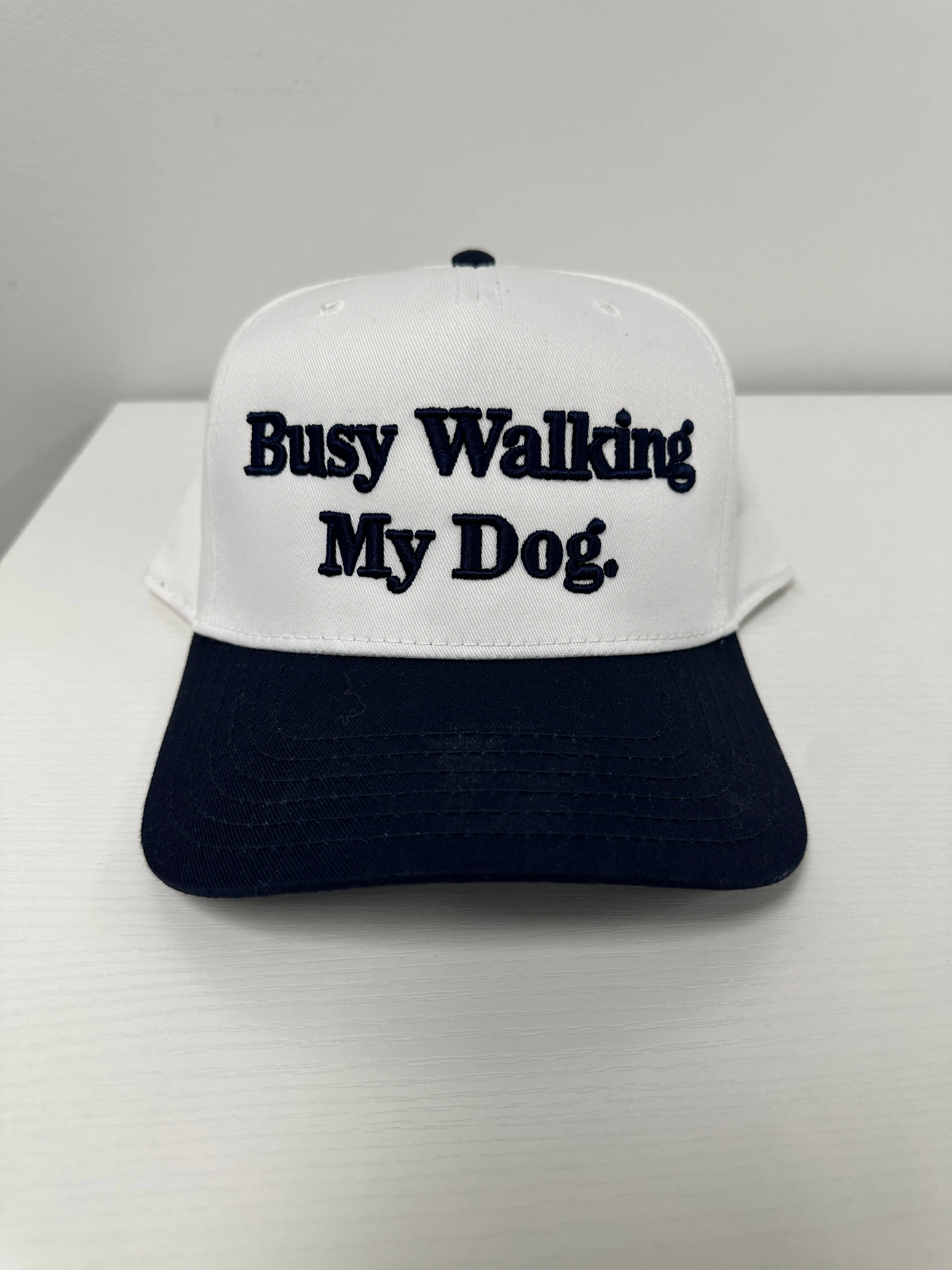 Busy Walking My Dog Hat sold by PAWZ product image thumbnail 3