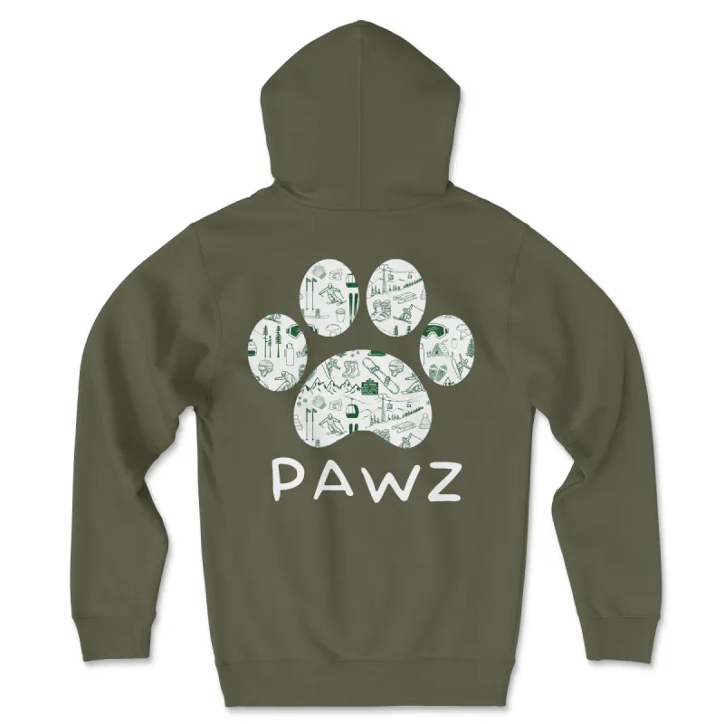 Ski Pass (Adult Hoodie) sold by PAWZ