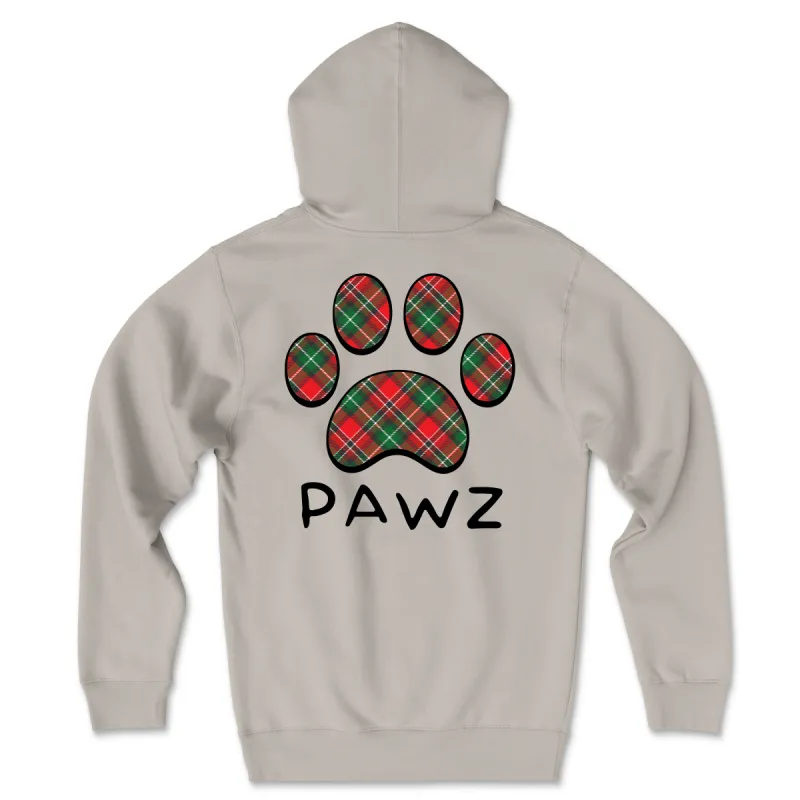Holiday Plaid (Adult Hoodie) sold by PAWZ