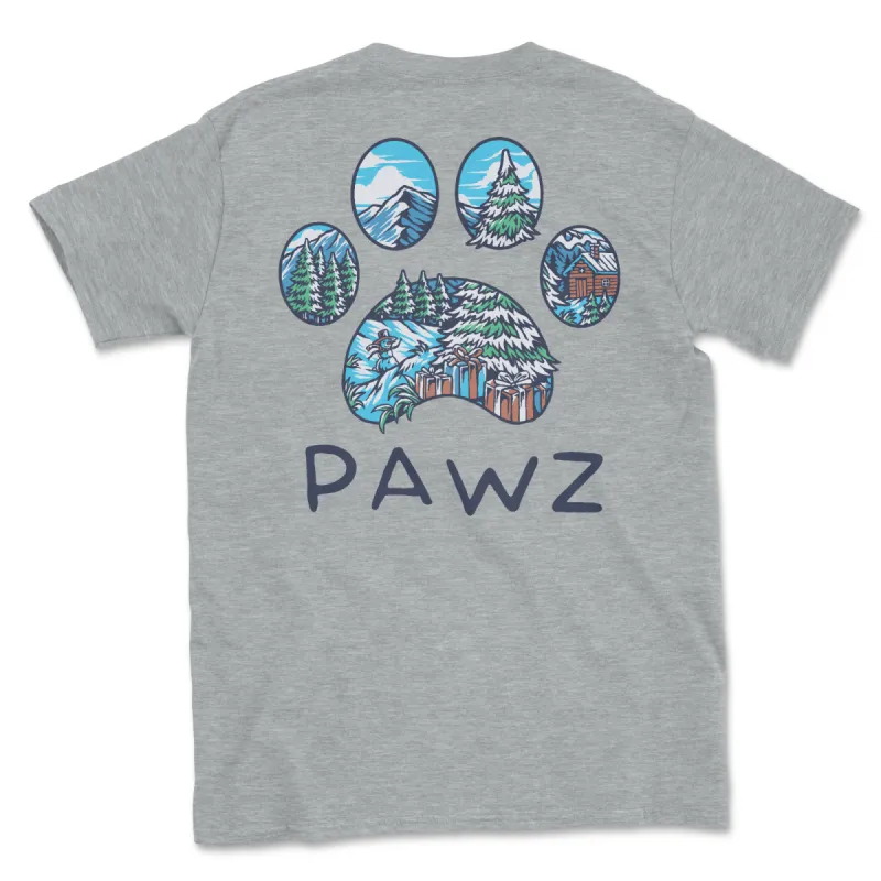 Holiday Landscape (Adult Short Sleeve T-Shirt) sold by PAWZ