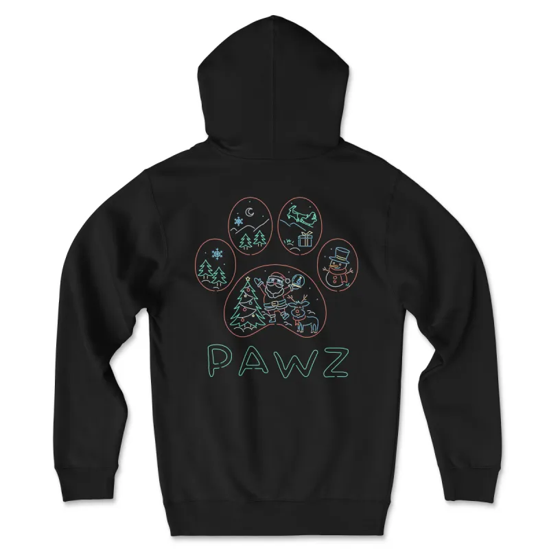 Neon Christmas (Adult Hoodie) sold by PAWZ