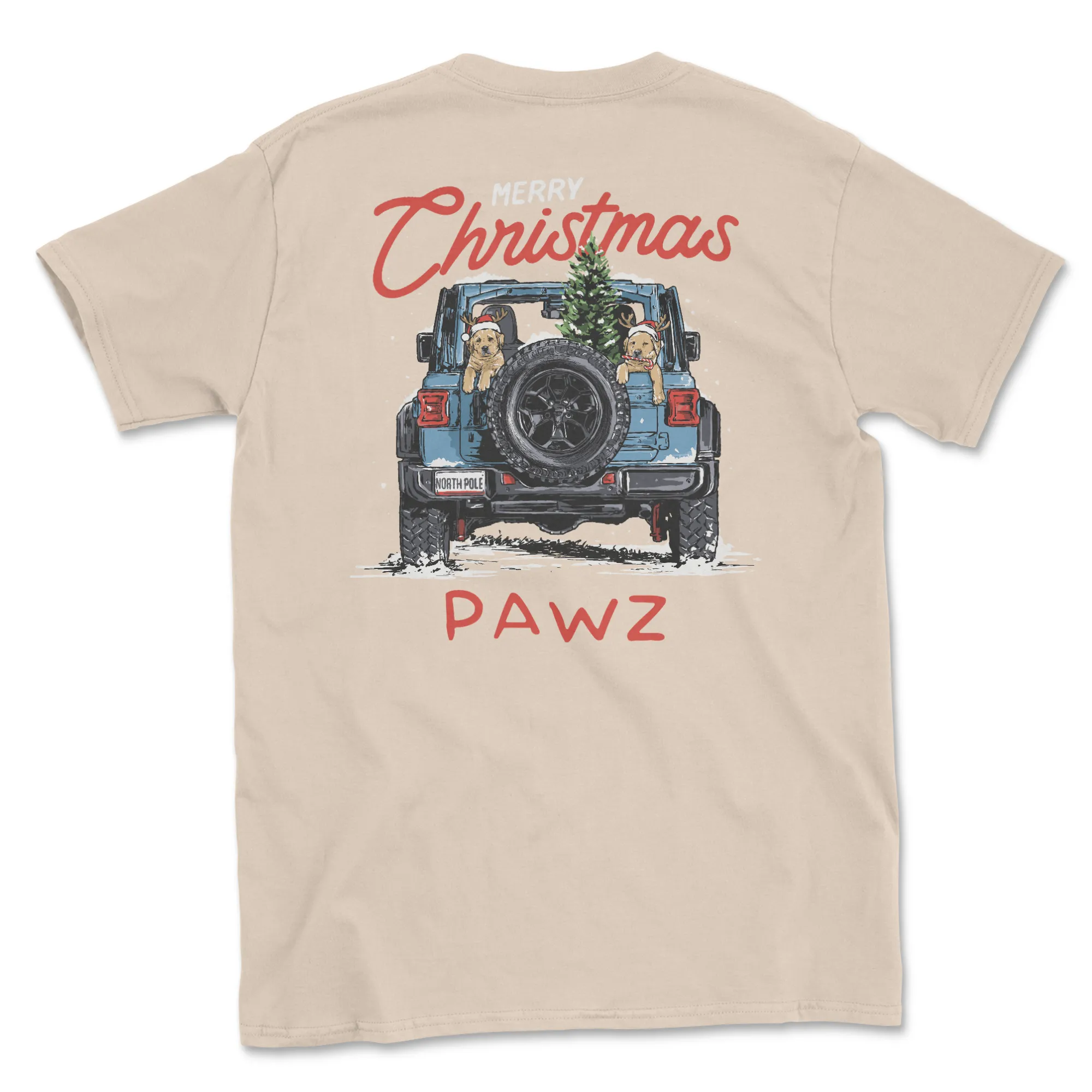 Christmas Joyride (Adult Short Sleeve T-Shirt) sold by PAWZ
