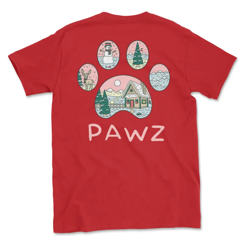 Gingerbread House (Adult Short Sleeve T-Shirt) sold by PAWZ