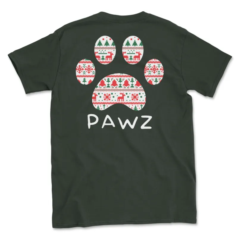 Festive Pattern (Adult Short Sleeve T-Shirt) sold by PAWZ