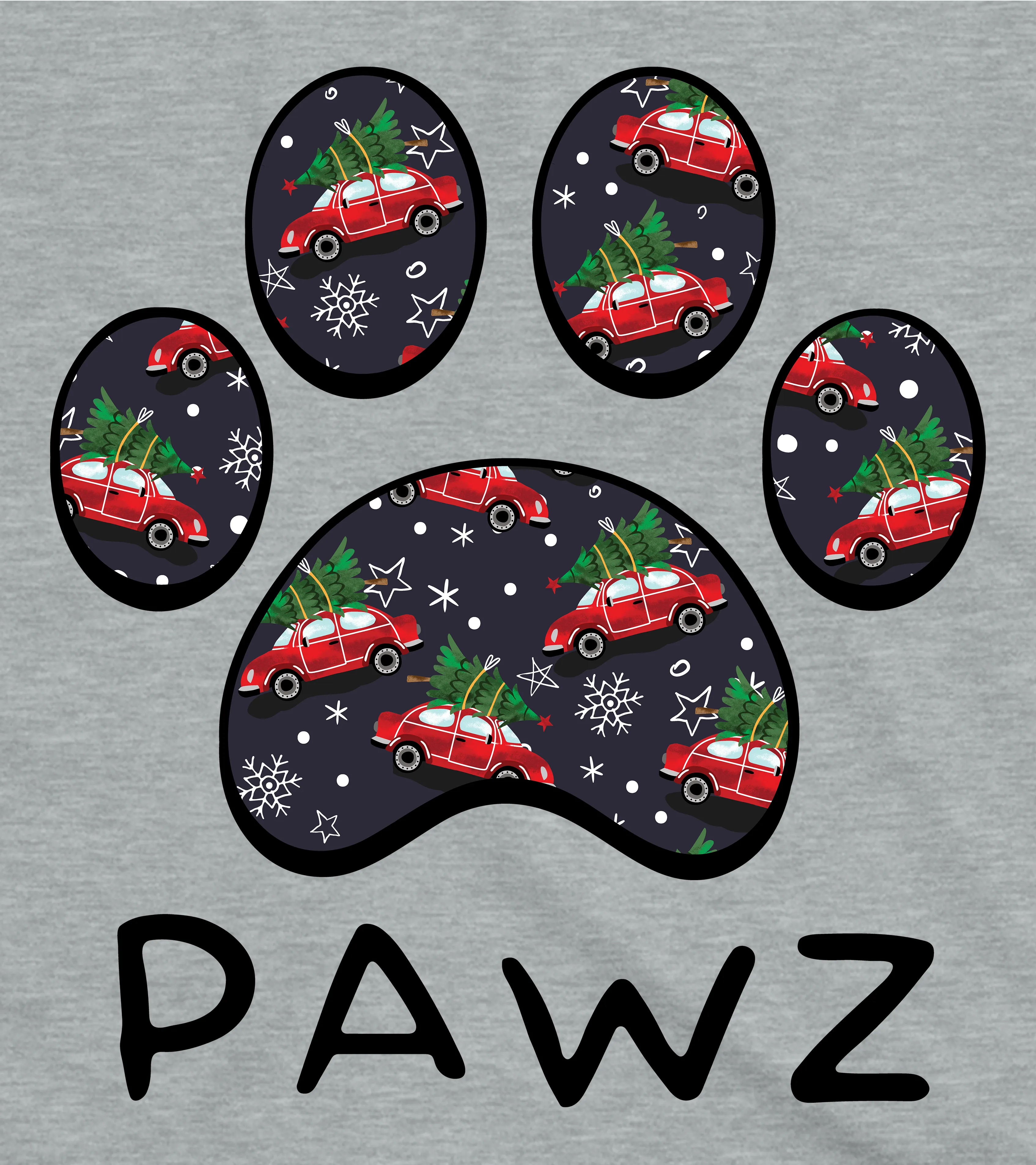 Road Trip Pattern (Adult Short Sleeve T-Shirt) sold by PAWZ product image thumbnail 3