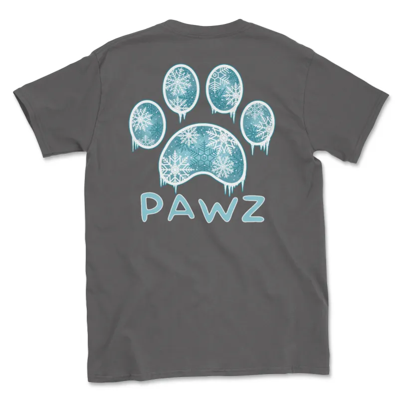 Snowflake Pattern - Front Print (Adult Short Sleeve T-Shirt) sold by PAWZ