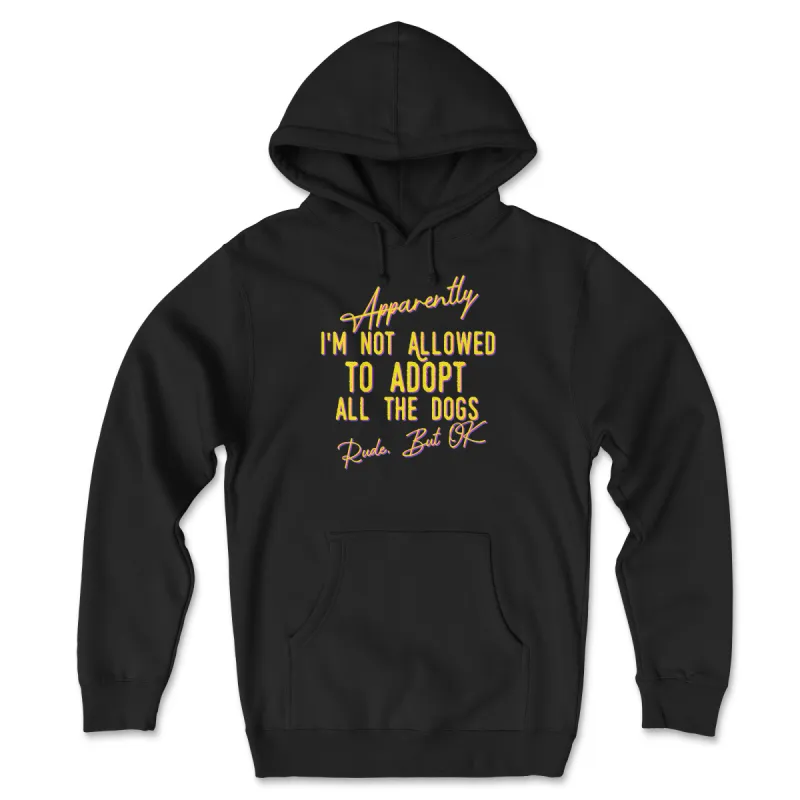 Apparently Not - Dark (Adult Hoodie) sold by PAWZ