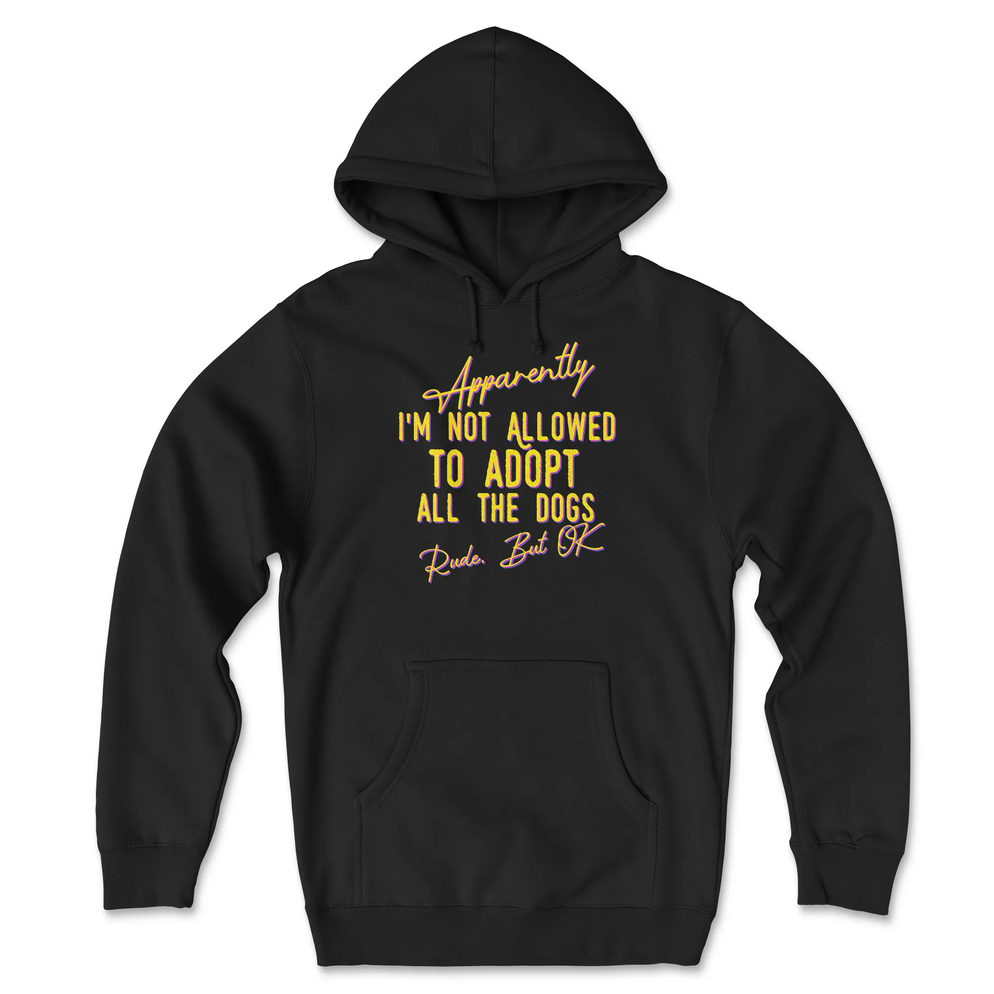 Apparently Not - Dark (Adult Hoodie) sold by PAWZ