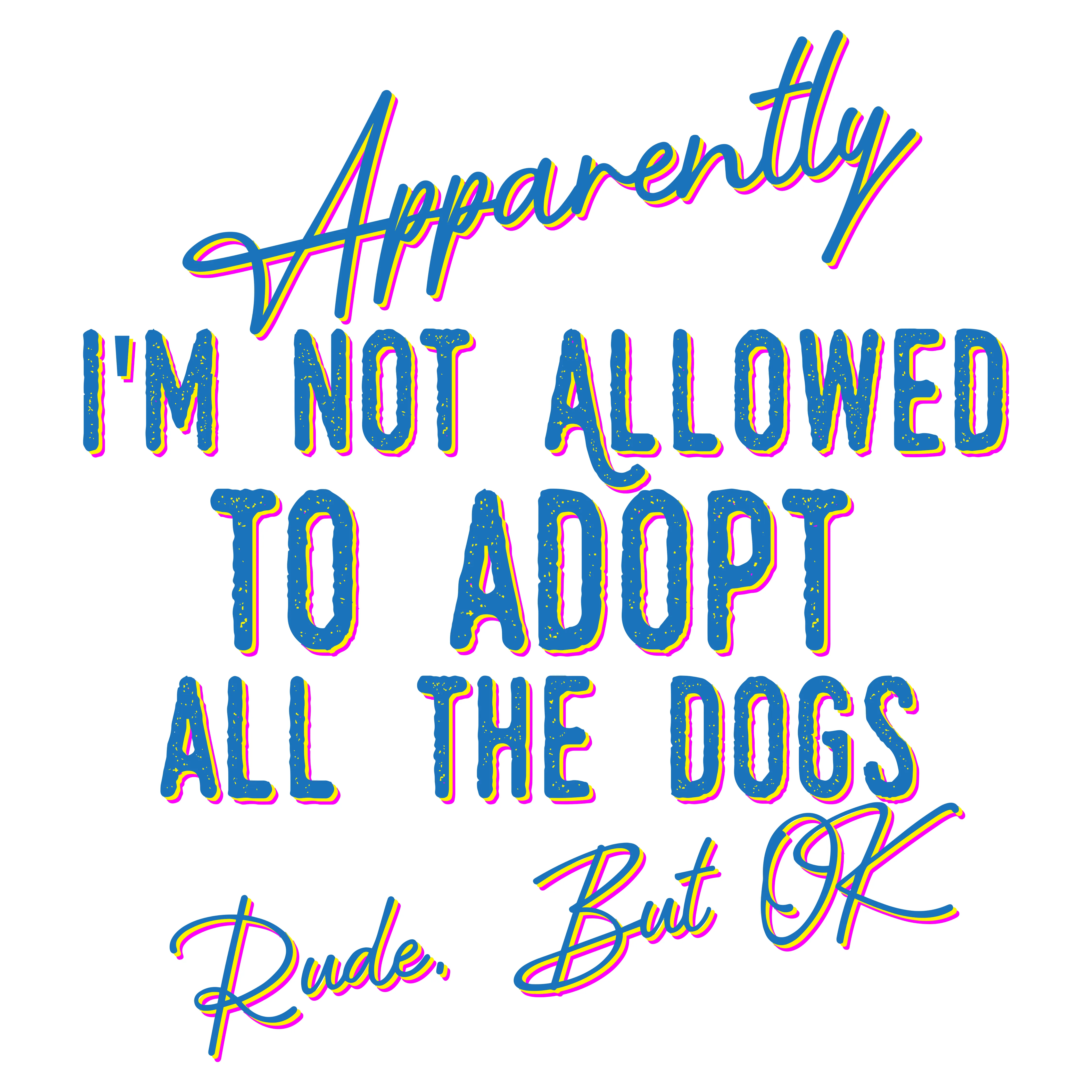 Apparently Not - Light (Adult Short Sleeve T-Shirt) sold by PAWZ product image thumbnail 2