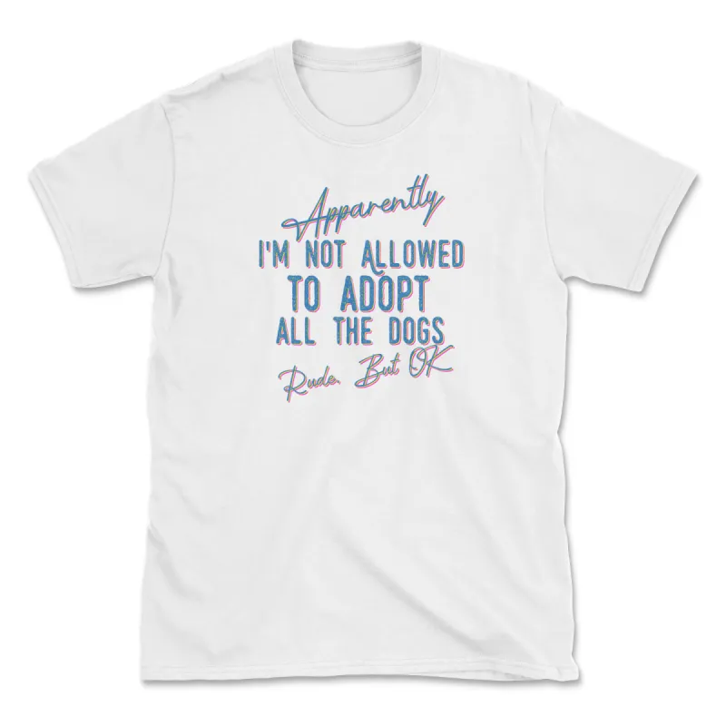 Apparently Not - Light (Adult Short Sleeve T-Shirt) sold by PAWZ