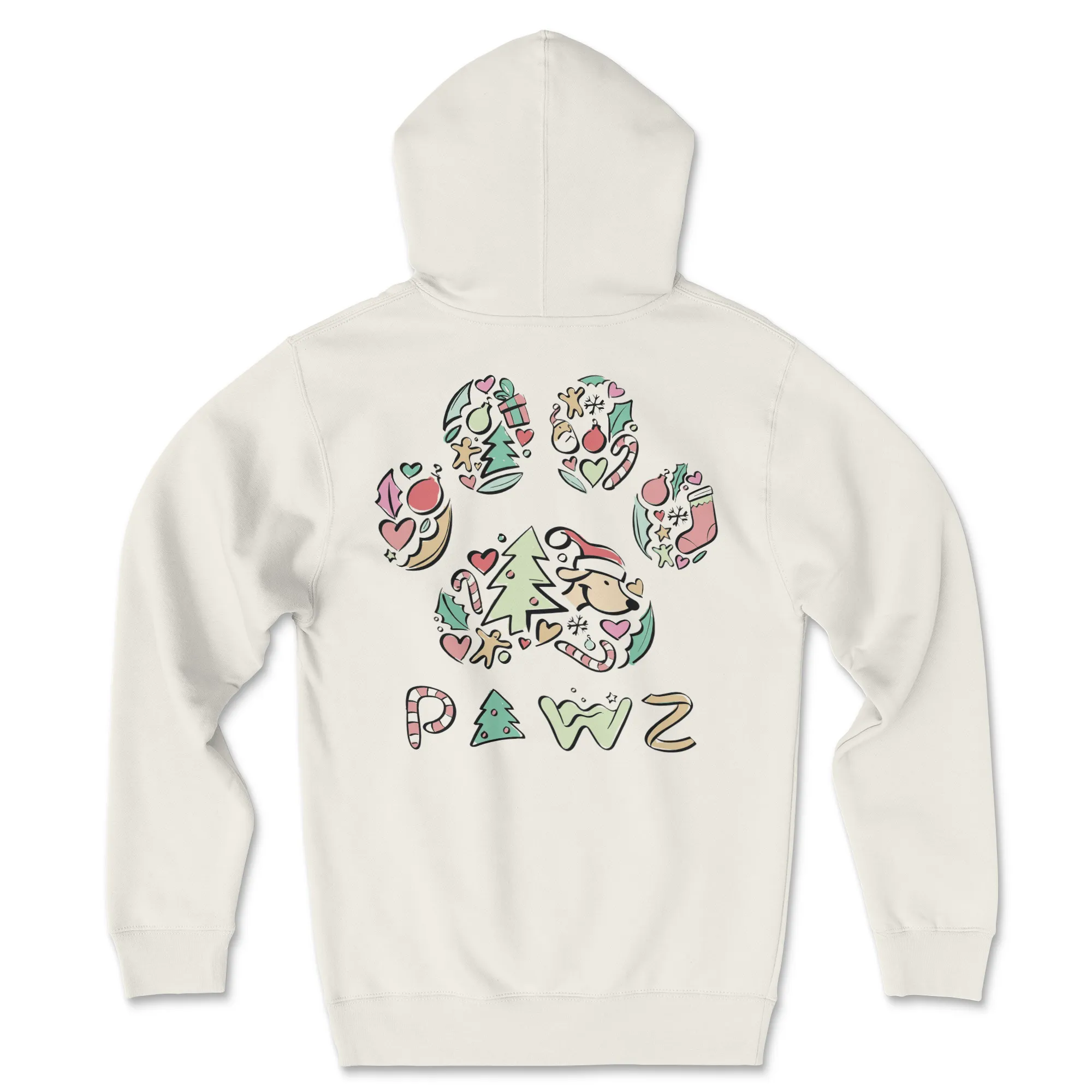 Christmas Spirit Paw (Adult Hoodie) sold by PAWZ