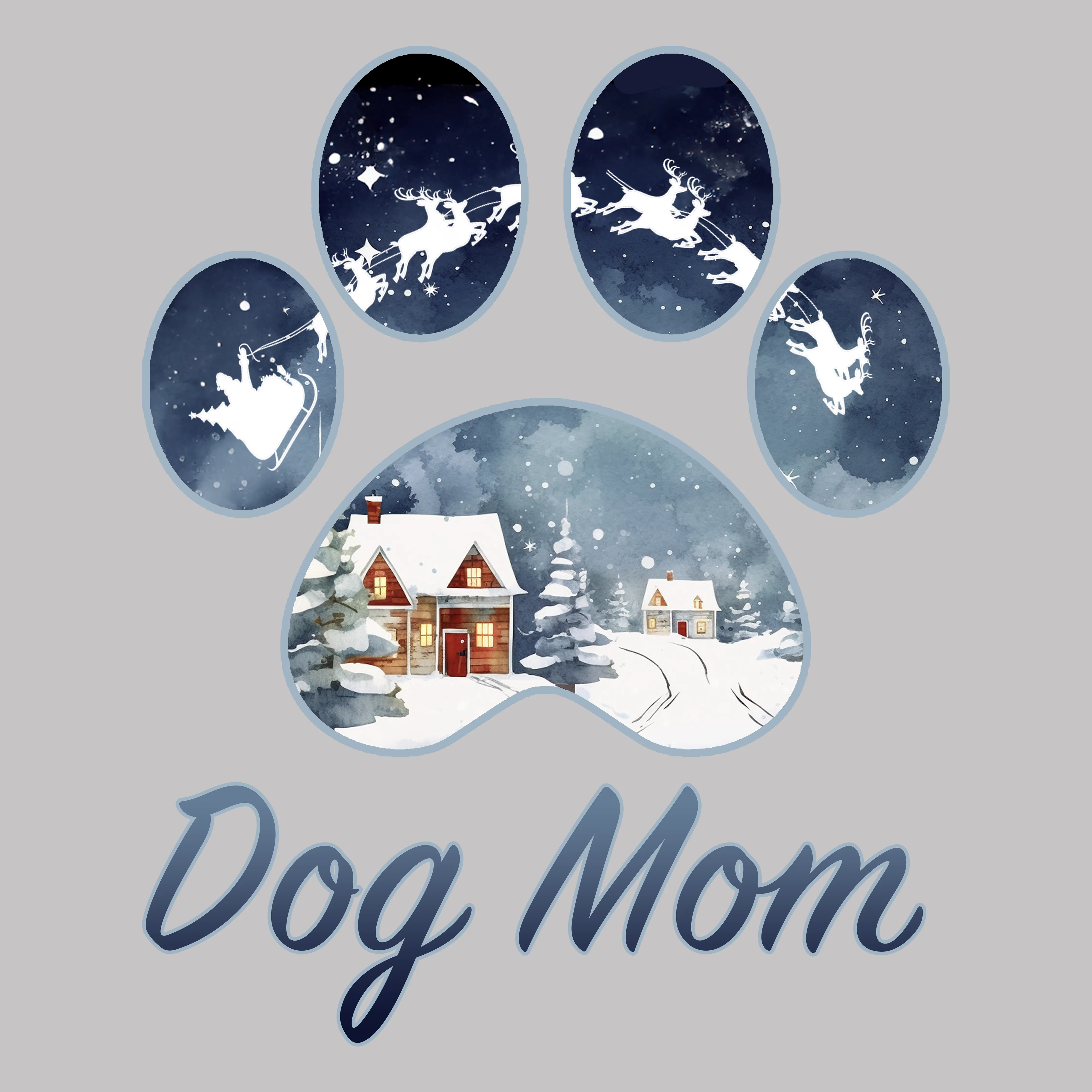 Winter Wonderland (Adult Short Sleeve T-Shirt) sold by PAWZ product image thumbnail 3