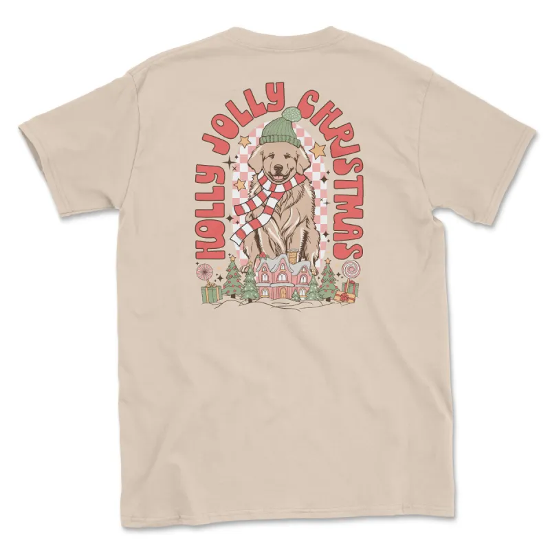 Holly Jolly (Adult Short Sleeve T-Shirt) sold by PAWZ
