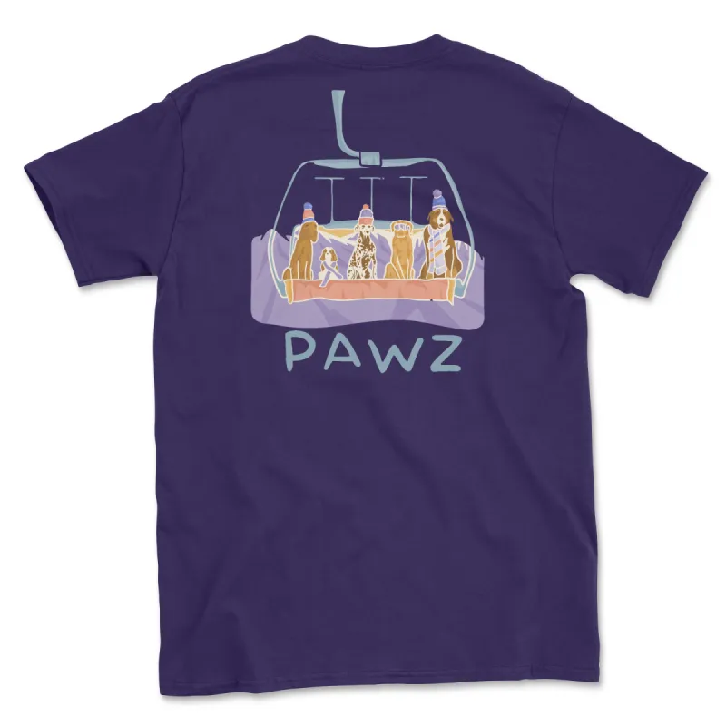 Hittin' The Slopes (Adult Short Sleeve T-Shirt) sold by PAWZ