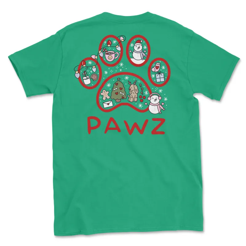 Holiday Cheer (Adult Short Sleeve T-Shirt) sold by PAWZ