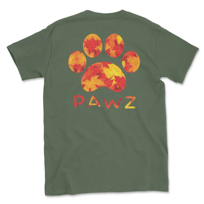 Fall Leaves (Adult Short Sleeve T-Shirt) sold by PAWZ