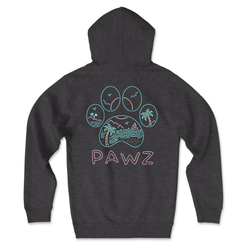 Neon Beach (Adult Hoodie) sold by PAWZ