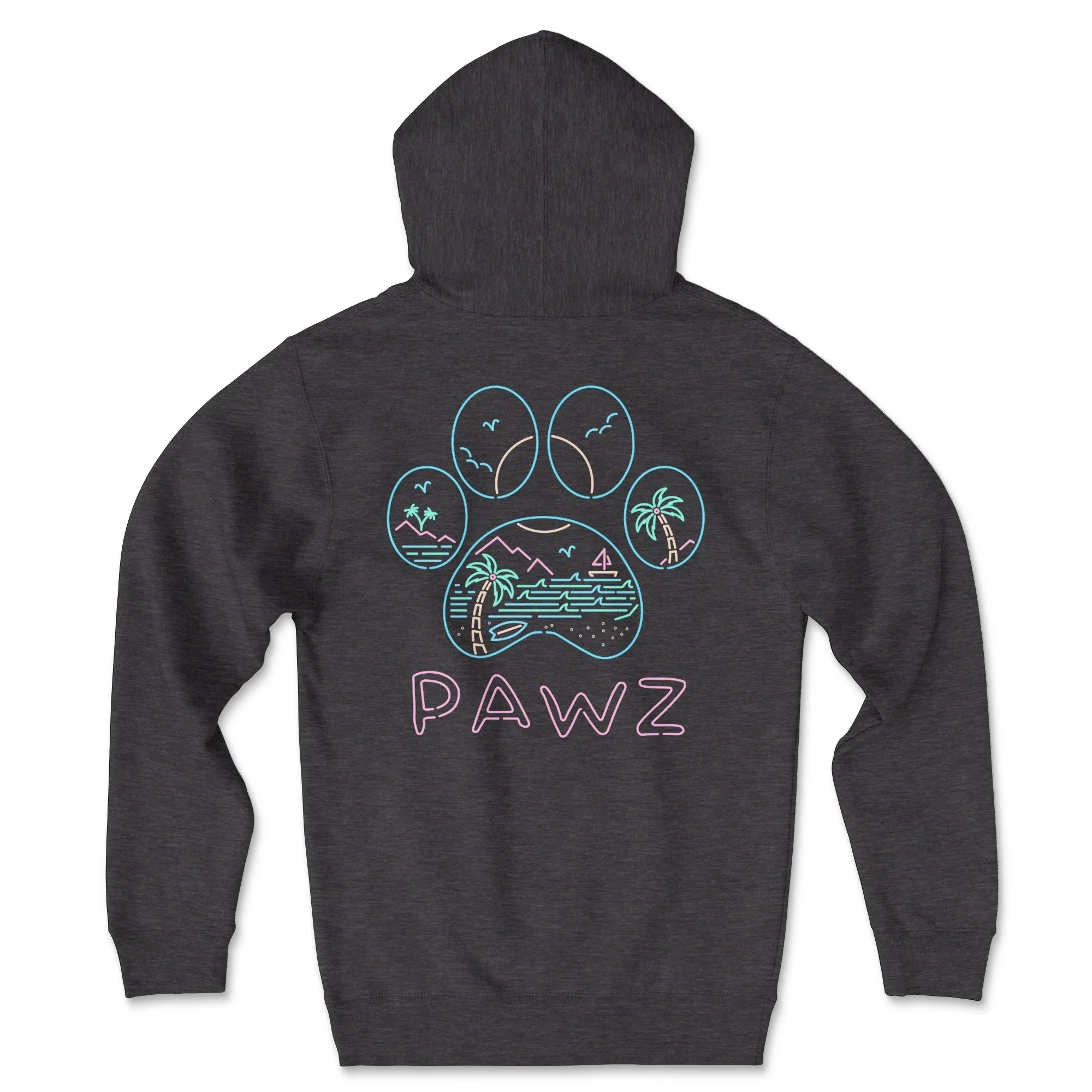 Neon Beach (Adult Hoodie) sold by PAWZ