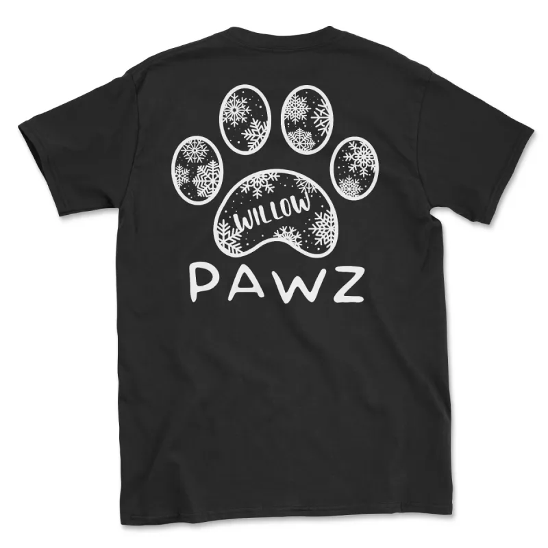 Willow Snowflake (Adult Short Sleeve T-Shirt) sold by PAWZ
