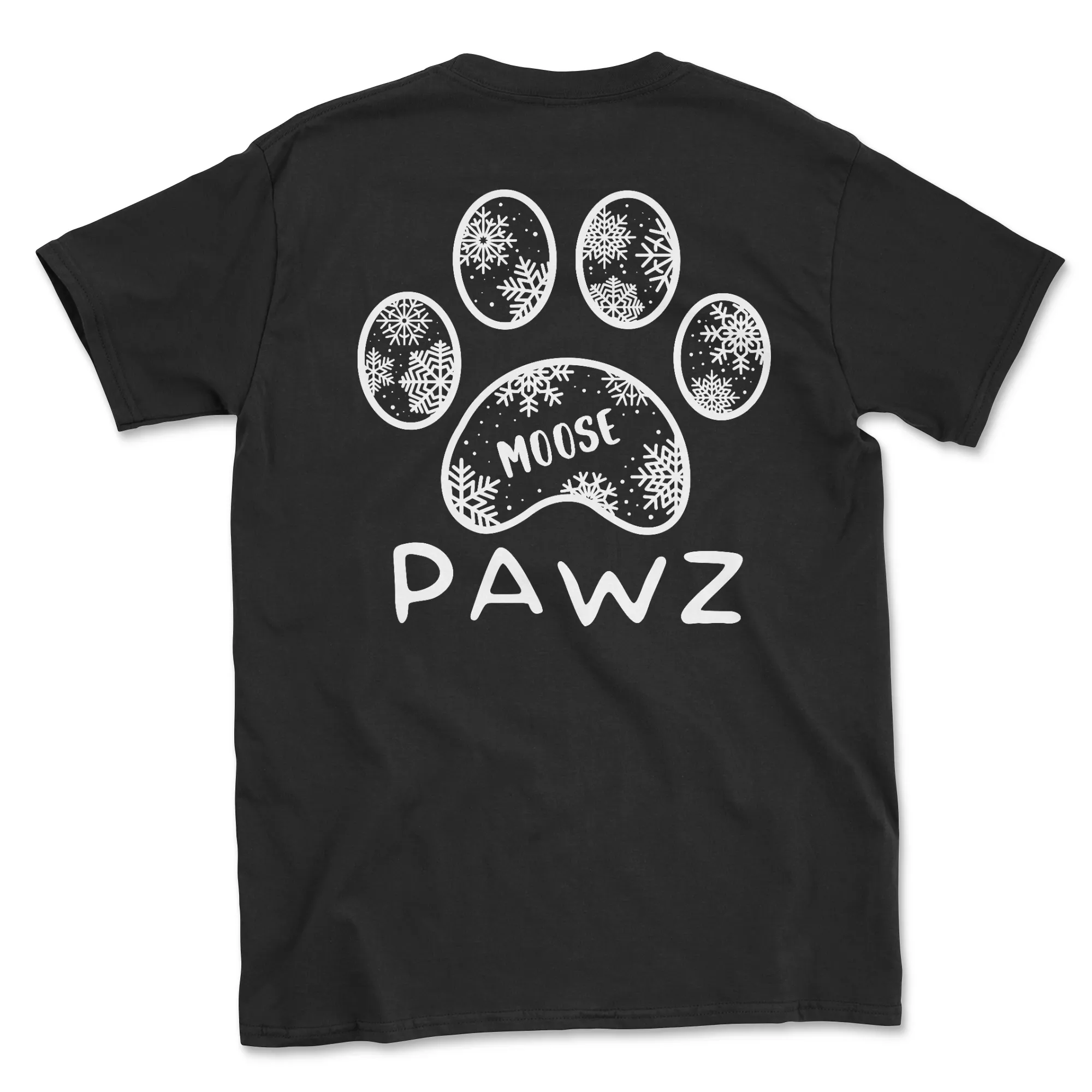 Moose Snowflake (Adult Short Sleeve T-Shirt) sold by PAWZ