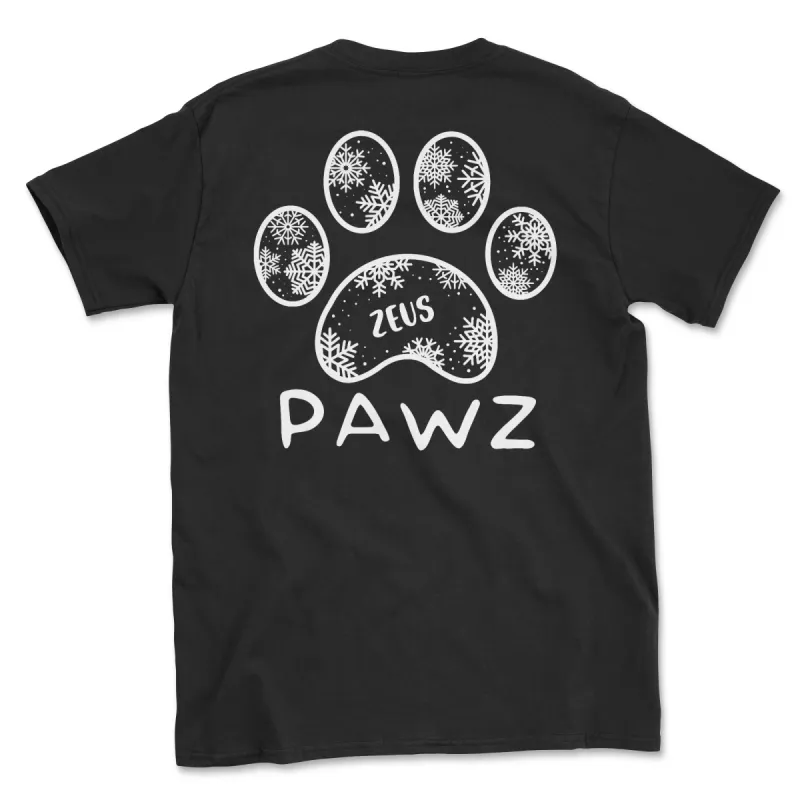 Zeus Snowflake (Adult Short Sleeve T-Shirt) sold by PAWZ