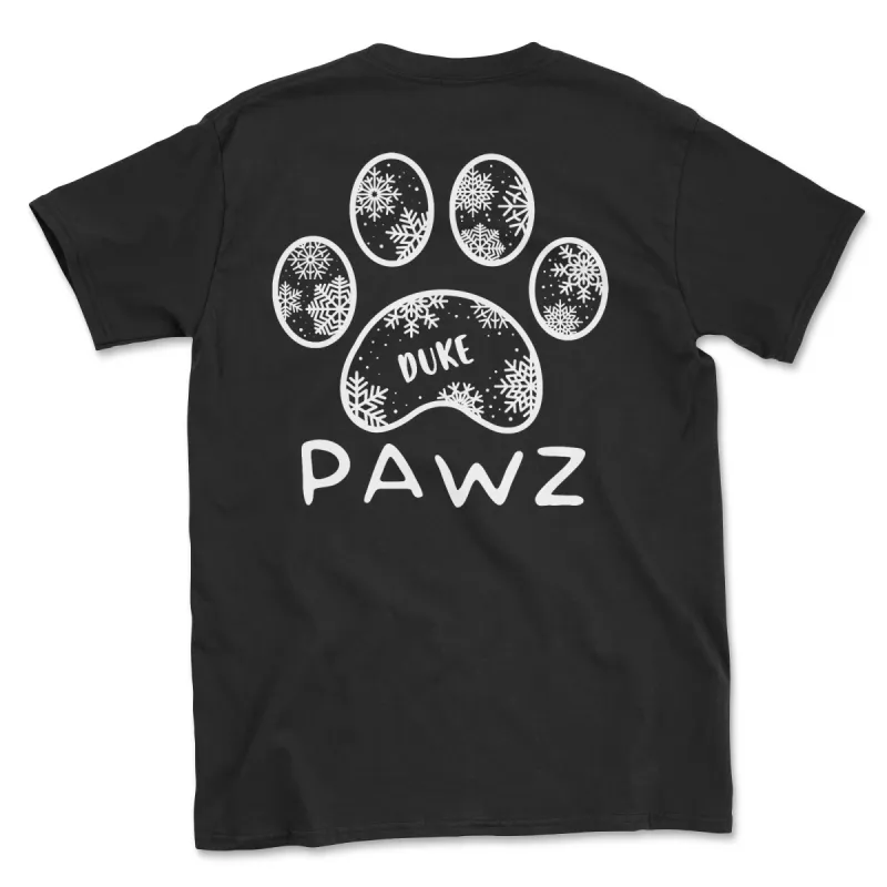 Duke Snowflake (Adult Short Sleeve T-Shirt) sold by PAWZ