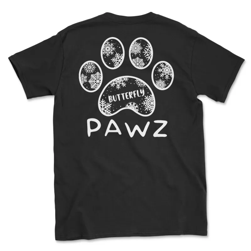 Butterfly Snowflake (Adult Short Sleeve T-Shirt) sold by PAWZ