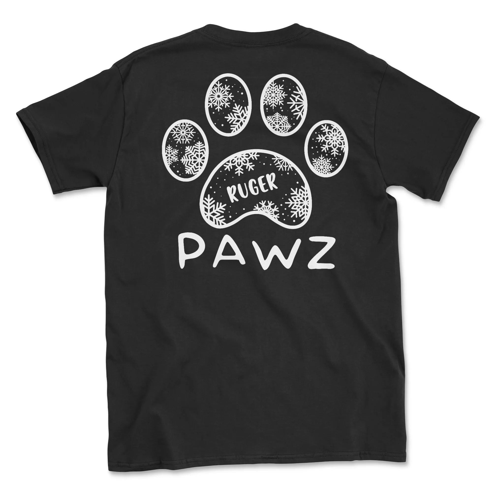 Ruger Snowflake (Adult Short Sleeve T-Shirt) sold by PAWZ