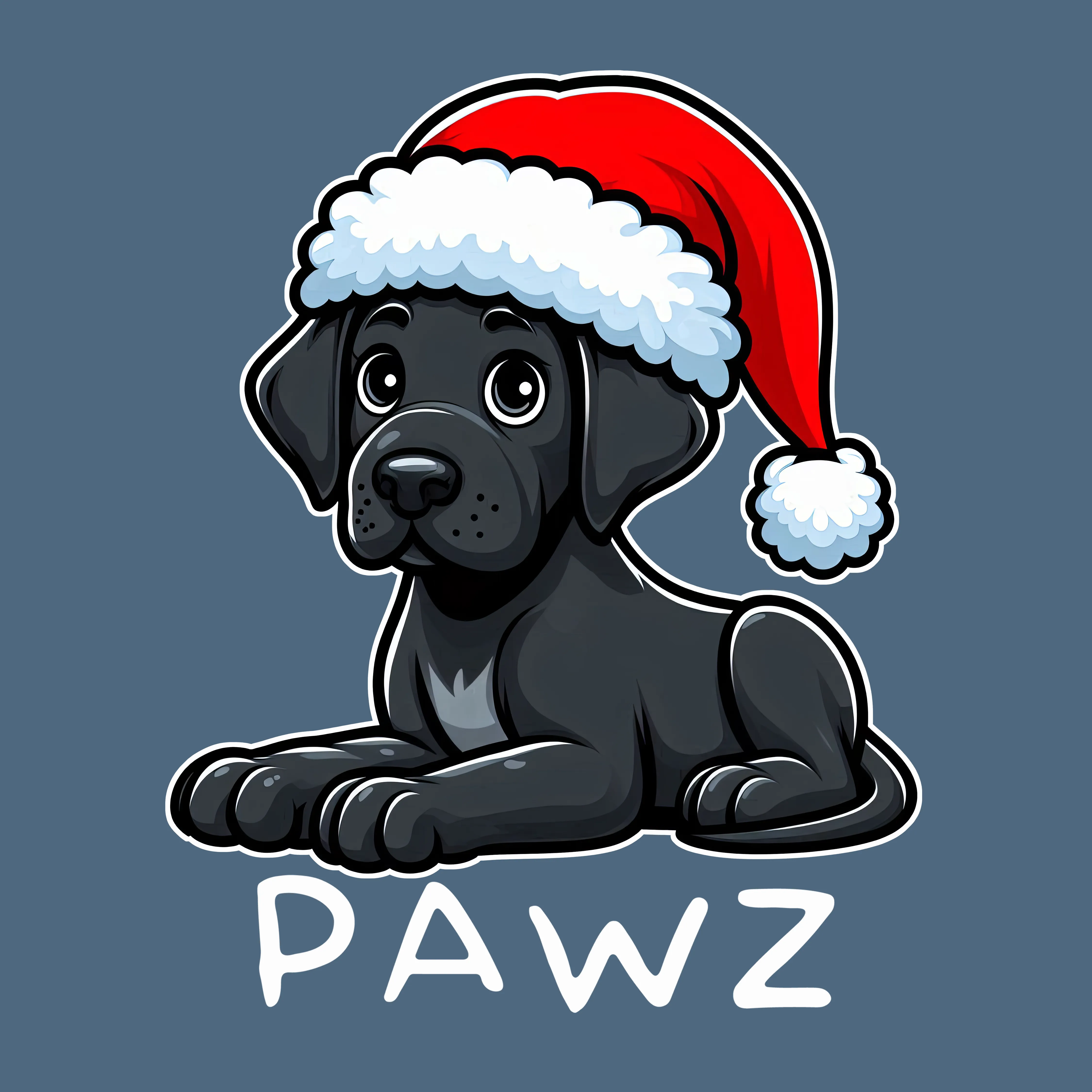 Great Dane Christmas (Adult Hoodie) sold by PAWZ product image thumbnail 3