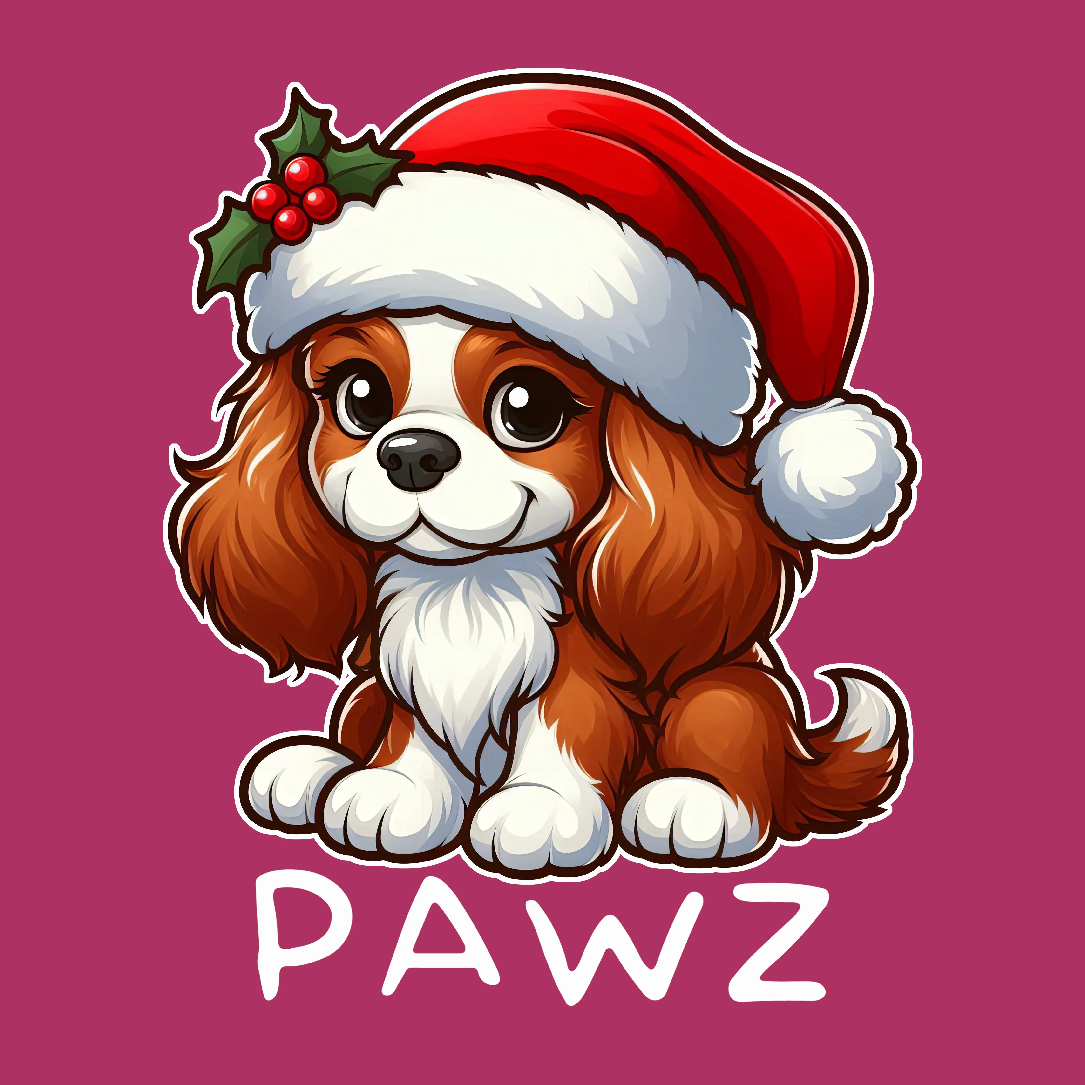 Cavalier Christmas (Adult Hoodie) sold by PAWZ product image thumbnail 3