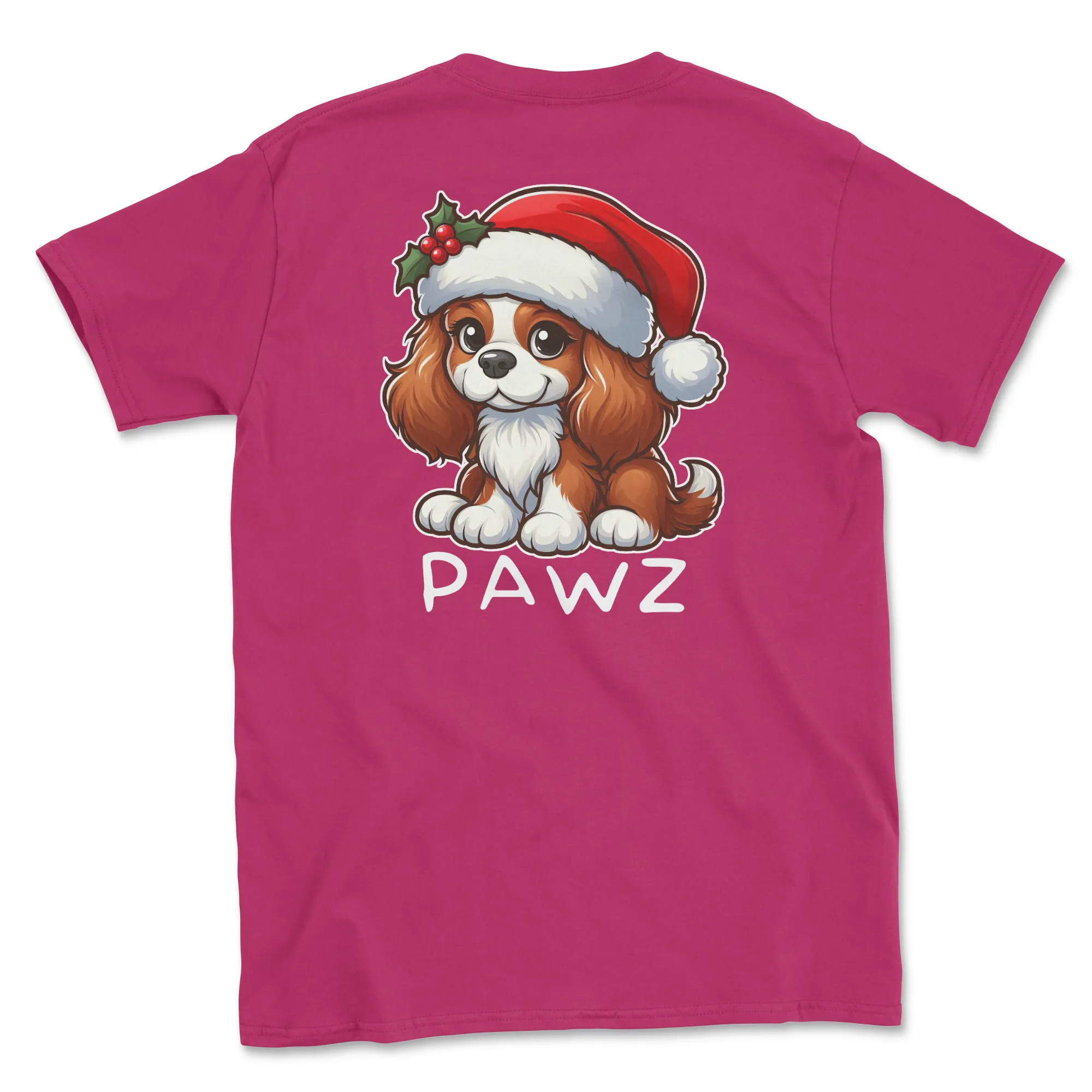 Cavalier Christmas (Adult Short Sleeve T-Shirt) sold by PAWZ