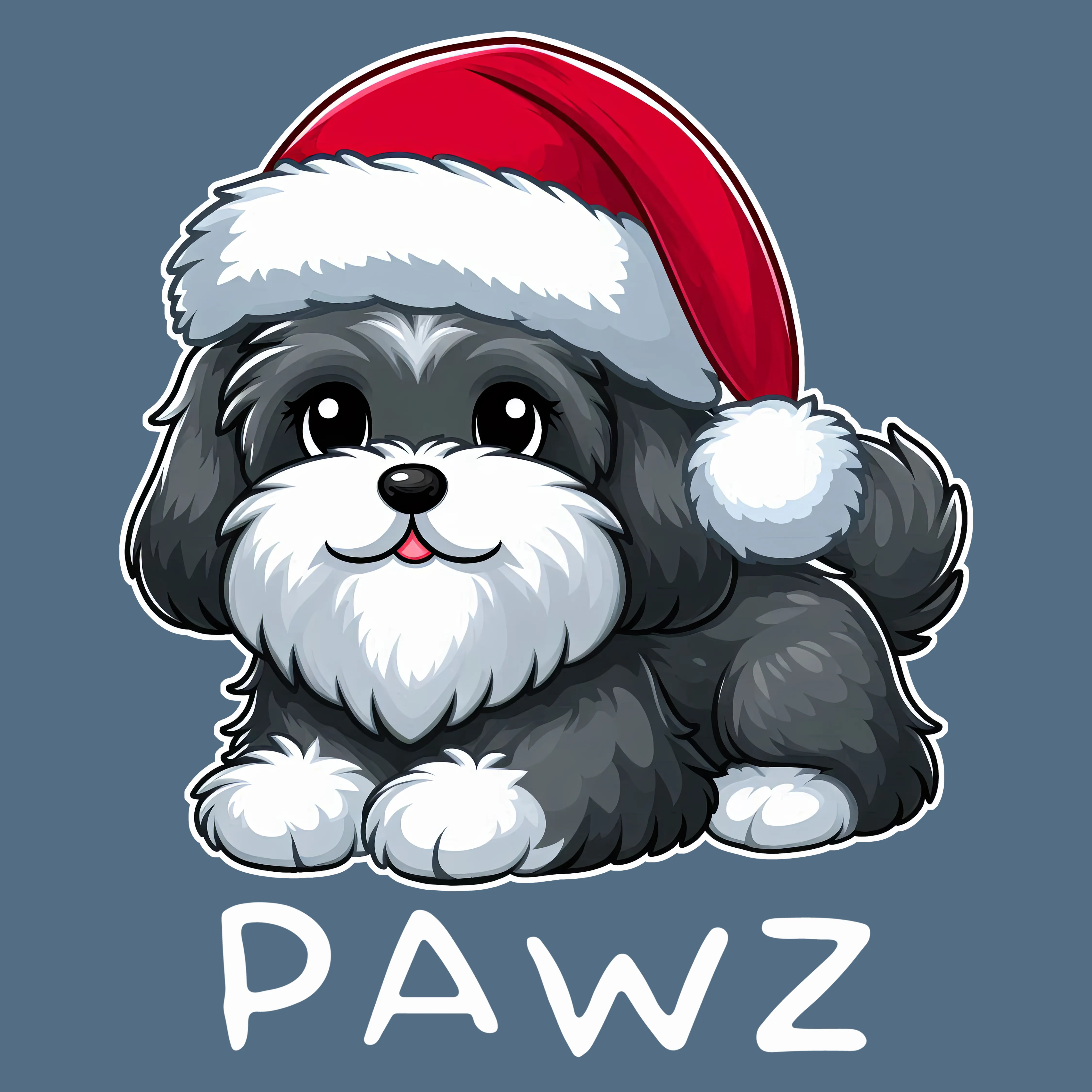 Havanese Christmas (Adult Hoodie) sold by PAWZ product image thumbnail 3