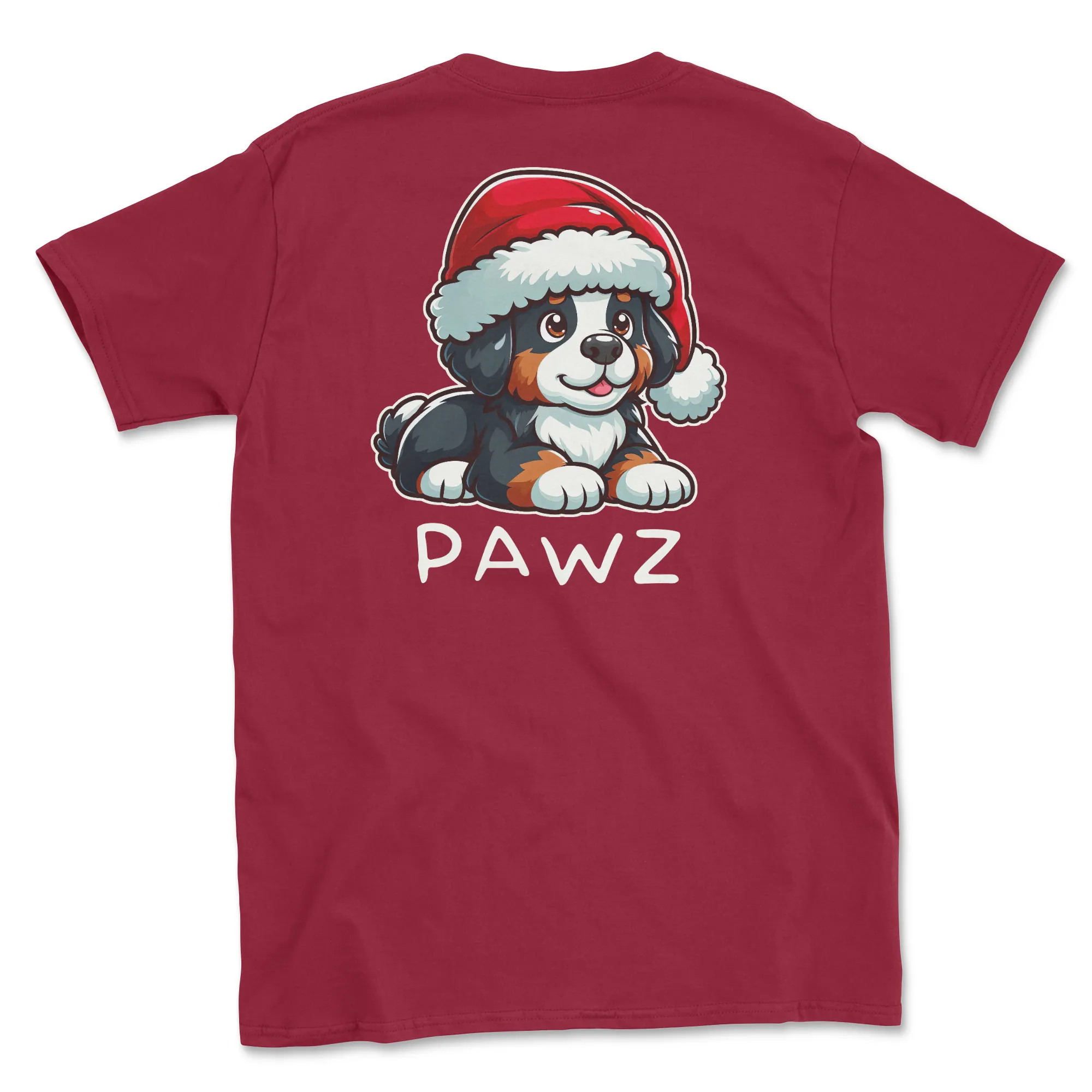 Bernese Christmas (Adult Short Sleeve T-Shirt) sold by PAWZ