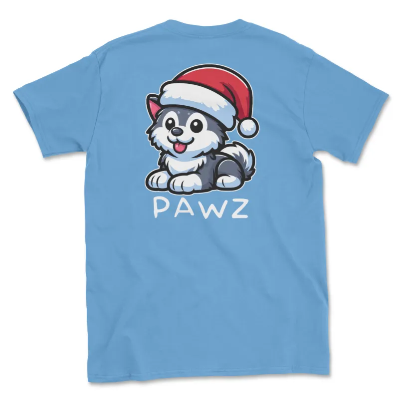 Husky Christmas (Adult Short Sleeve T-Shirt) sold by PAWZ