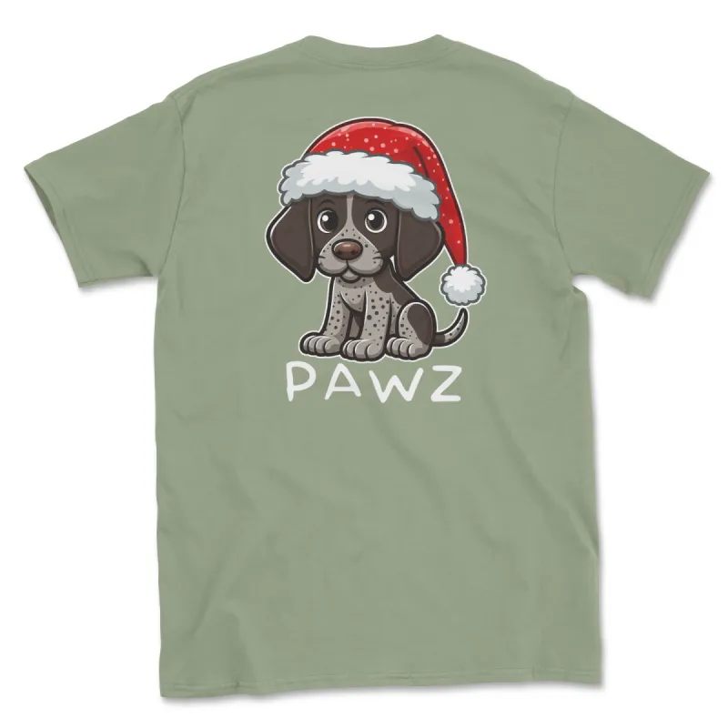 Pointer Christmas (Adult Short Sleeve T-Shirt) sold by PAWZ